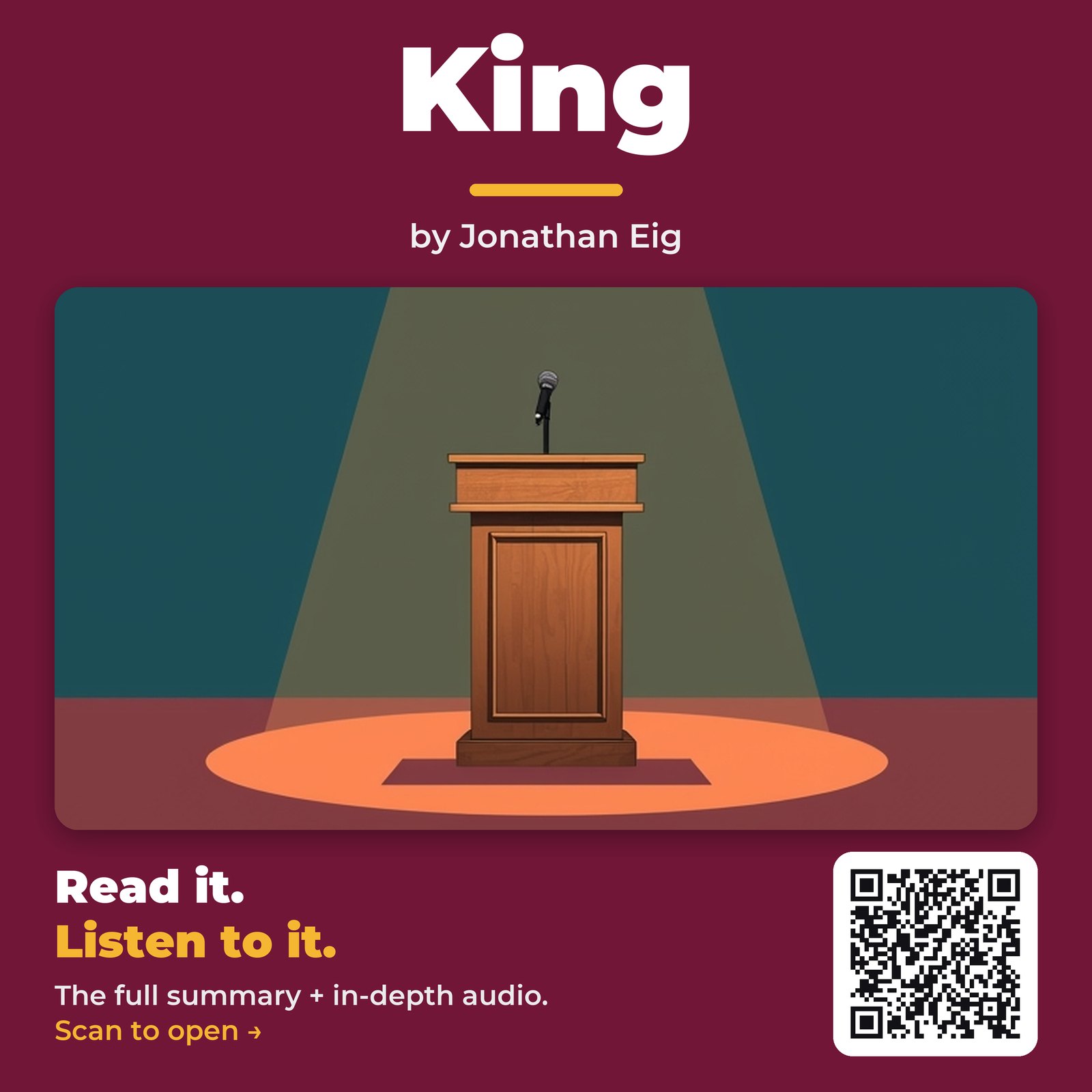 King by Jonathan Eig - Book Summary