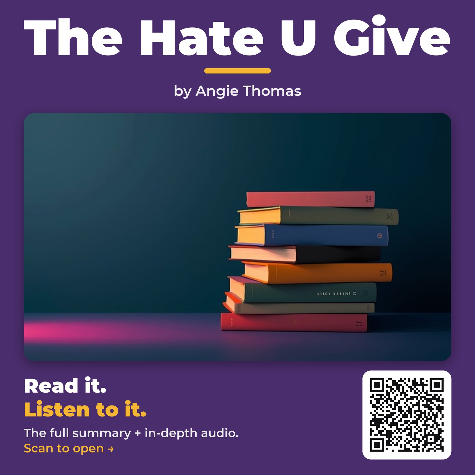 The Hate U Give by Angie Thomas - Book Summary