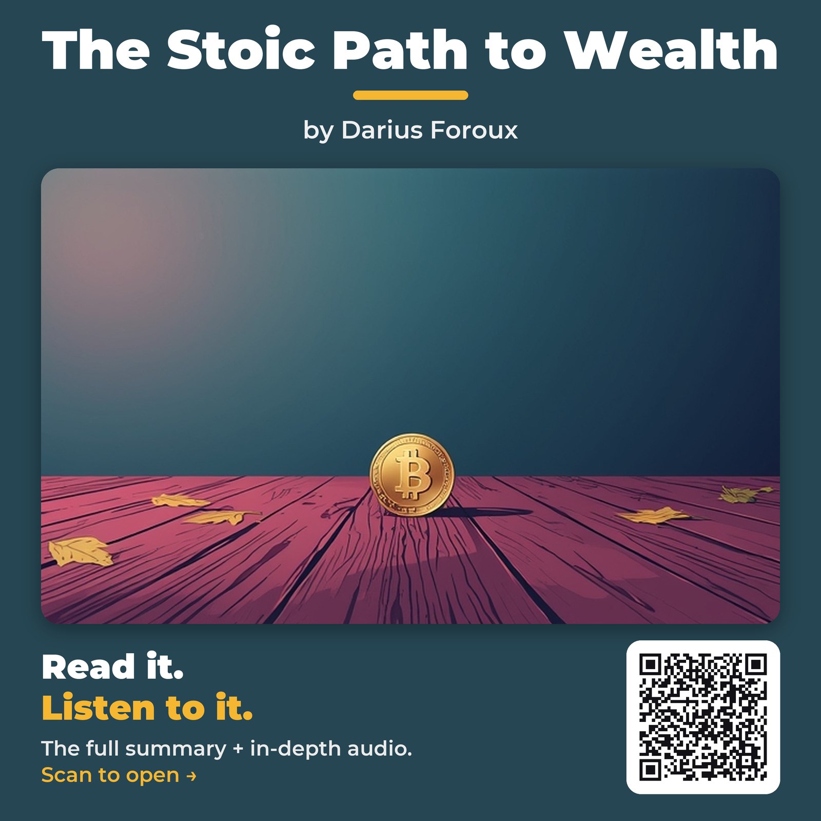 The Stoic Path to Wealth by Darius Foroux