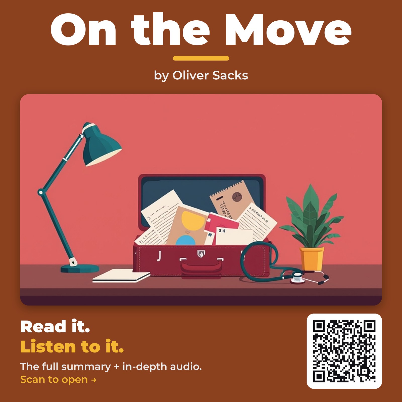On the Move by Oliver Sacks - Book Summary