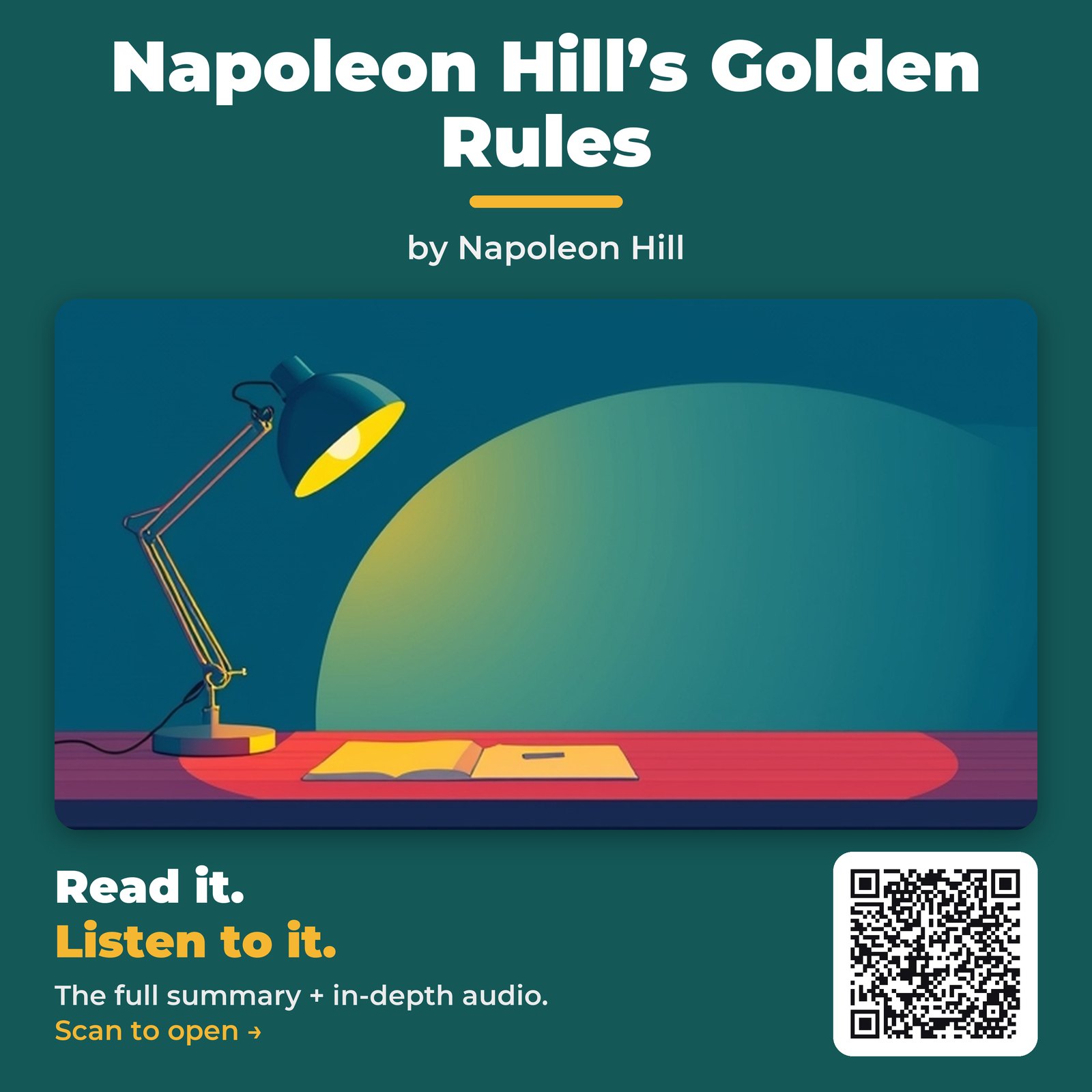 Napoleon Hill’s Golden Rules by Napoleon Hill - Book Summary