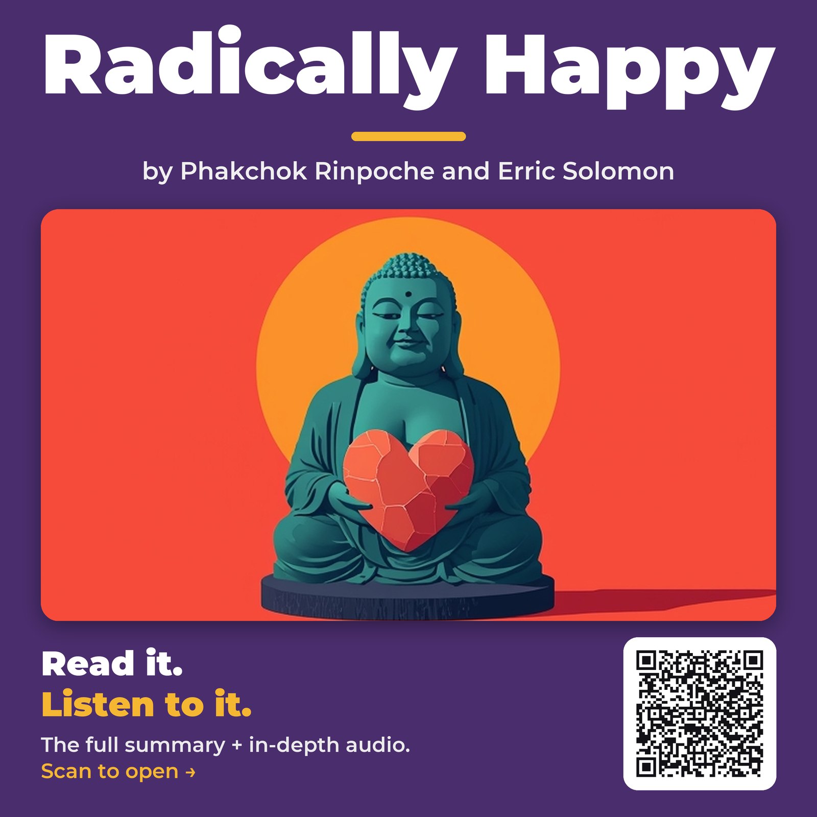 Radically Happy by Phakchok Rinpoche and Erric Solomon