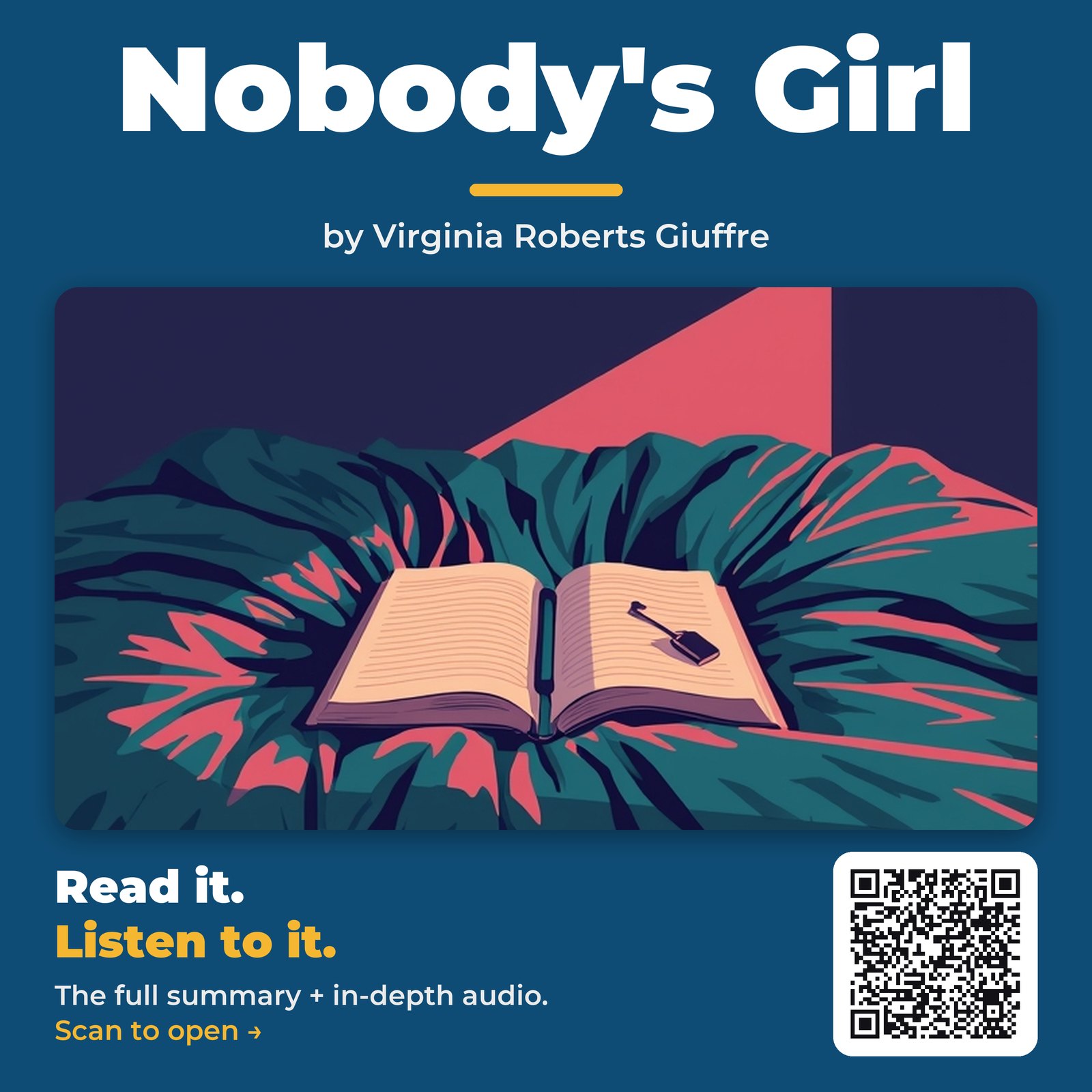 Nobody's Girl by Virginia Roberts Giuffre - Book Summary