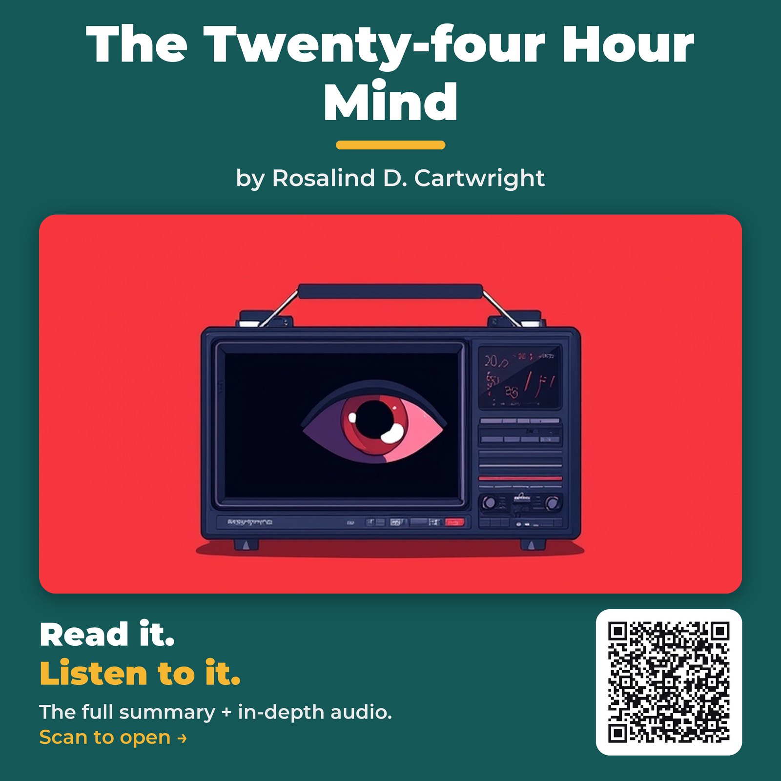 The Twenty-four Hour Mind by Rosalind D. Cartwright