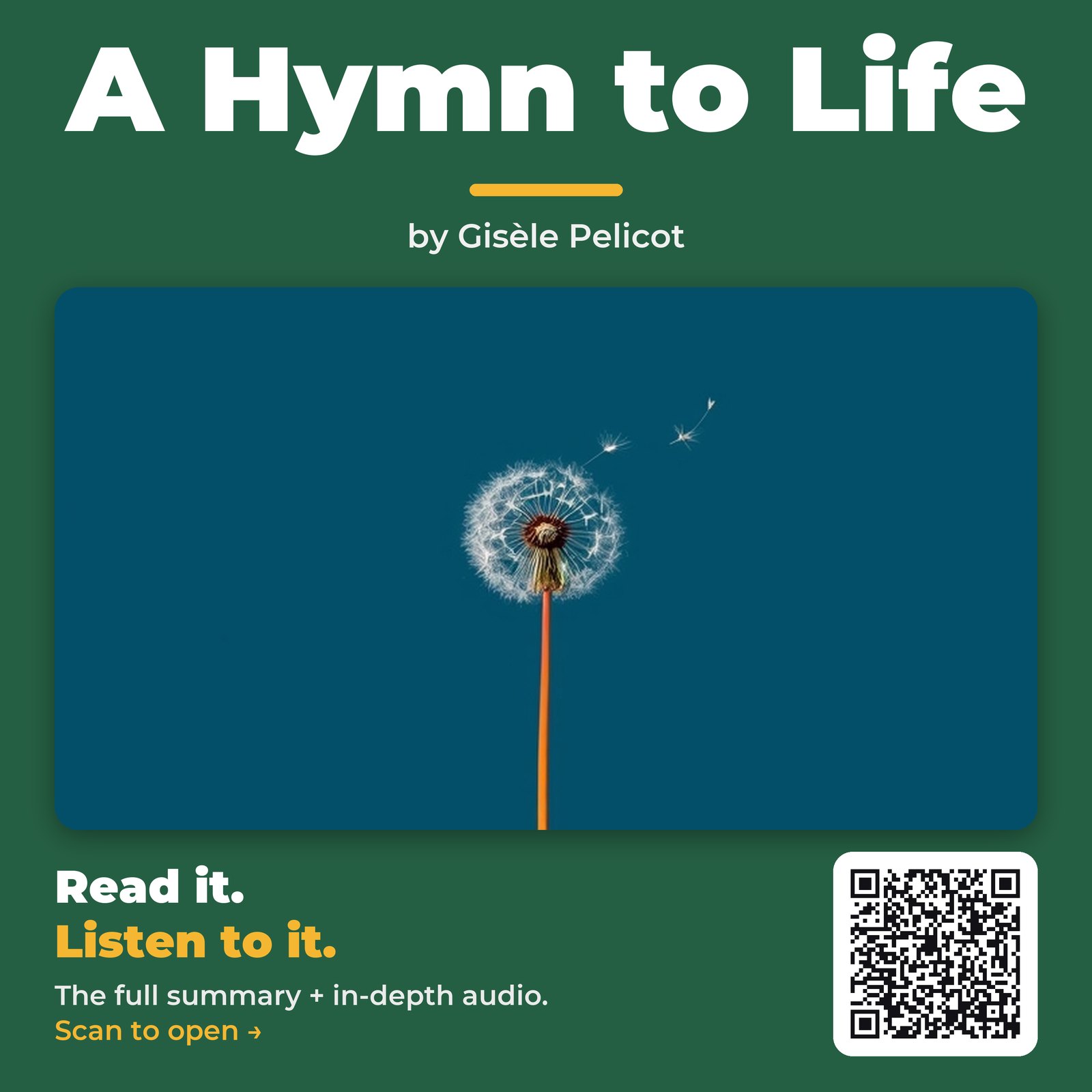 A Hymn to Life by Gisèle Pelicot - Book Summary