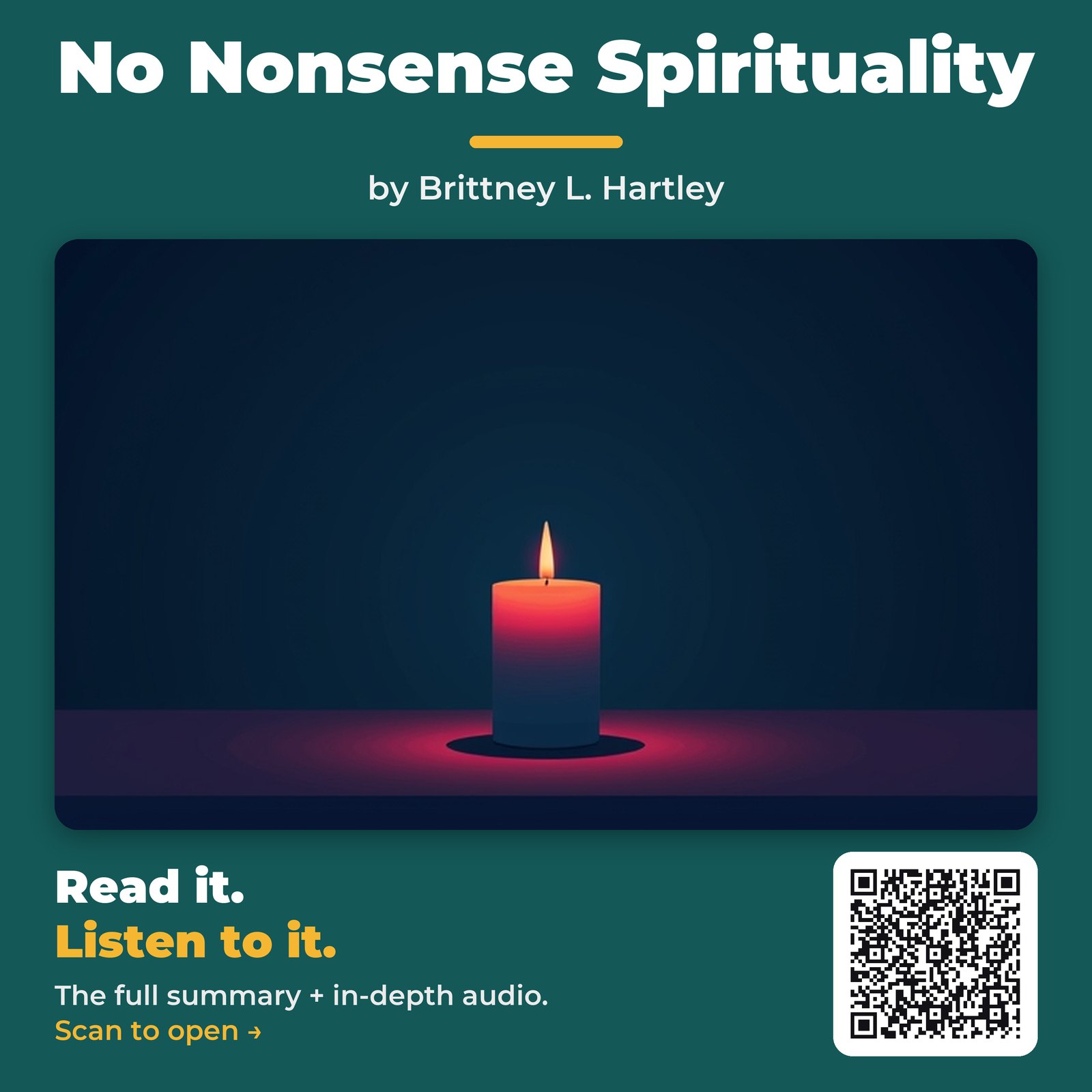 No Nonsense Spirituality by Brittney L. Hartley