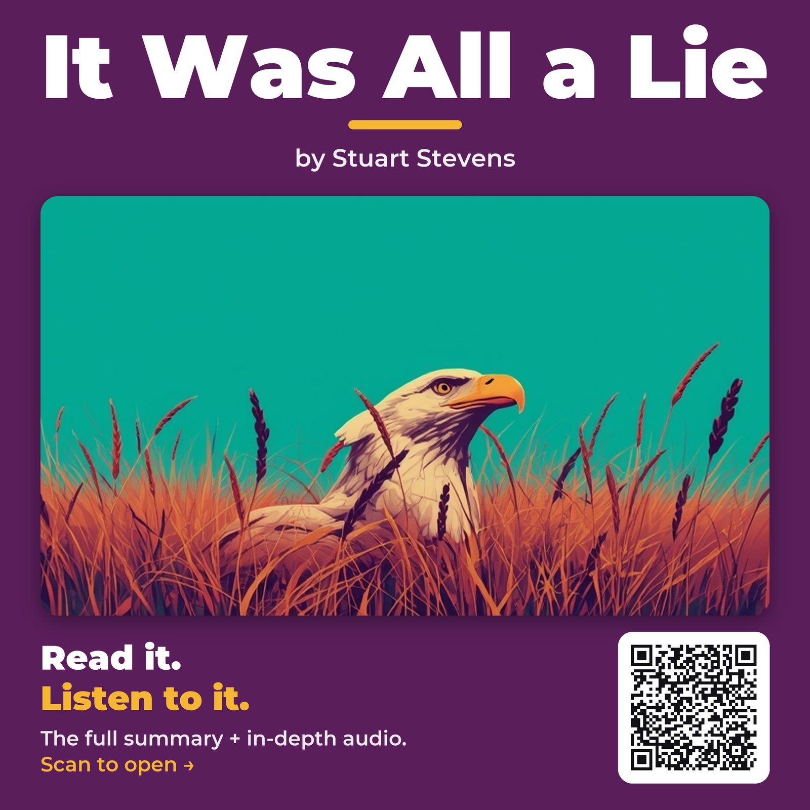 It Was All a Lie by Stuart Stevens