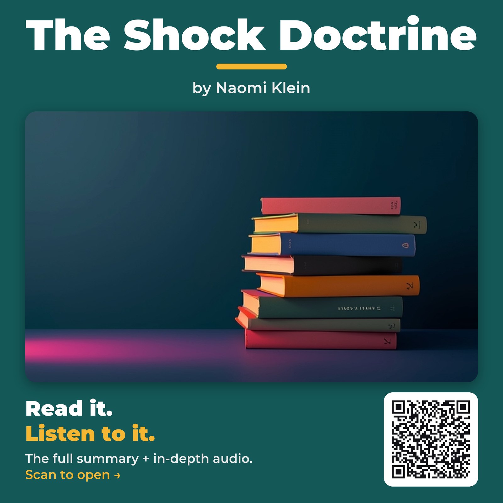 The Shock Doctrine by Naomi Klein - Book Summary