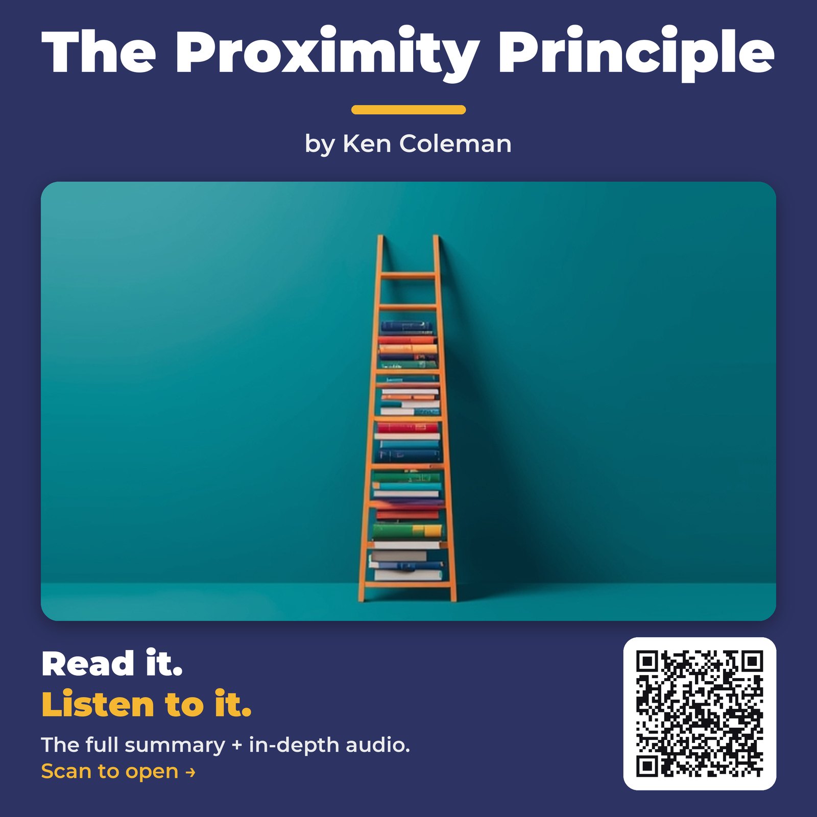 The Proximity Principle by Ken Coleman