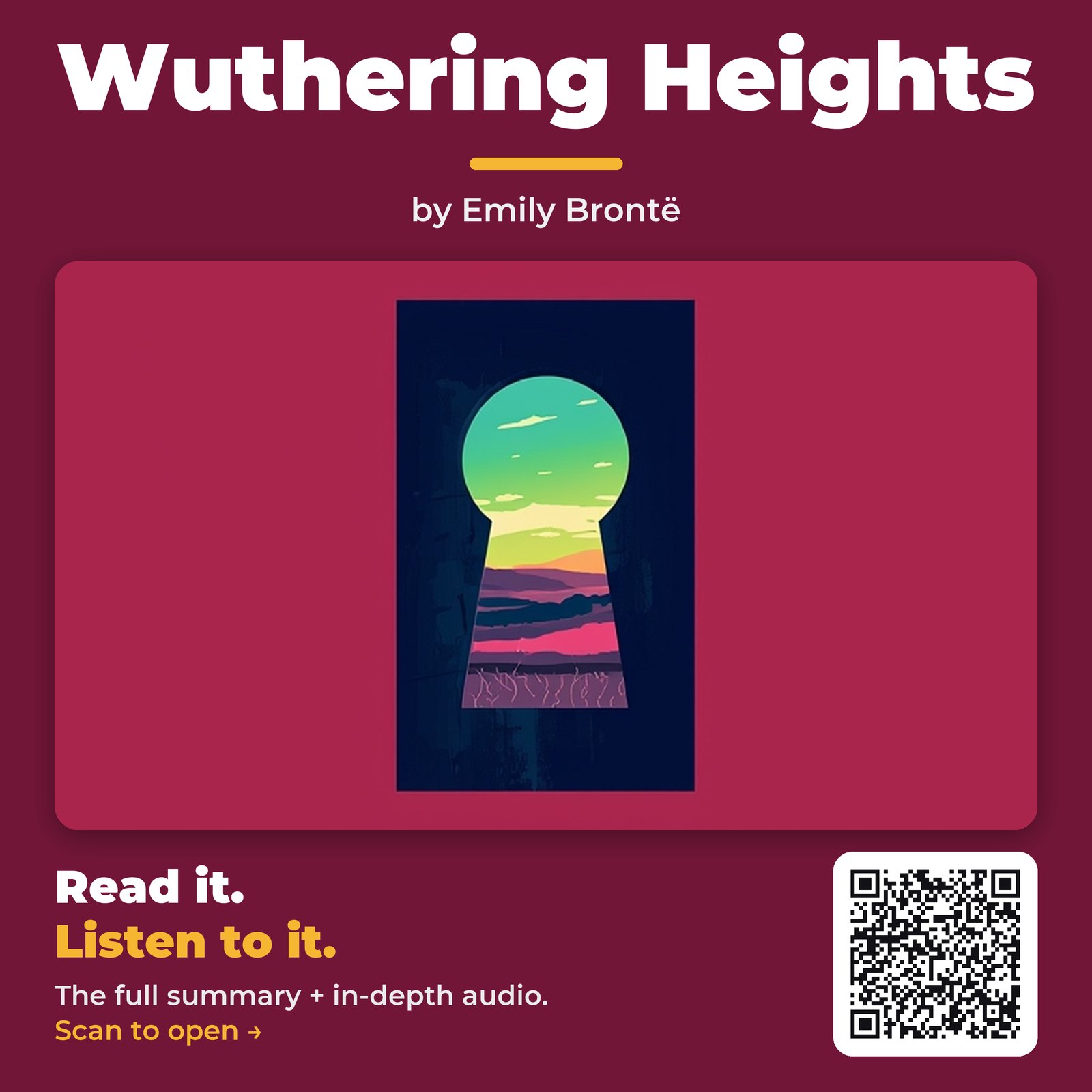 Wuthering Heights by Emily Brontë - Book Summary