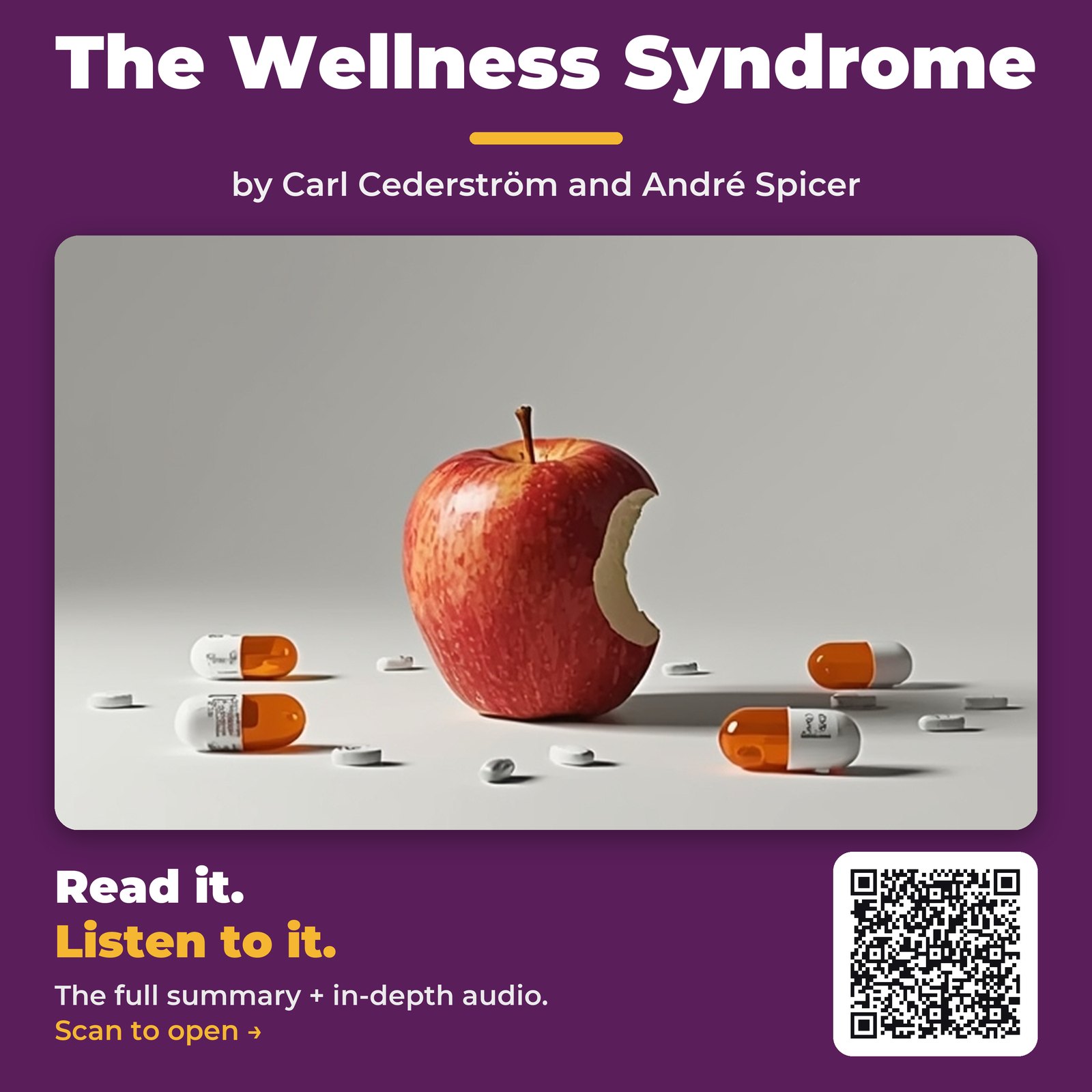 The Wellness Syndrome by Carl Cederström and André Spicer - Book Summary