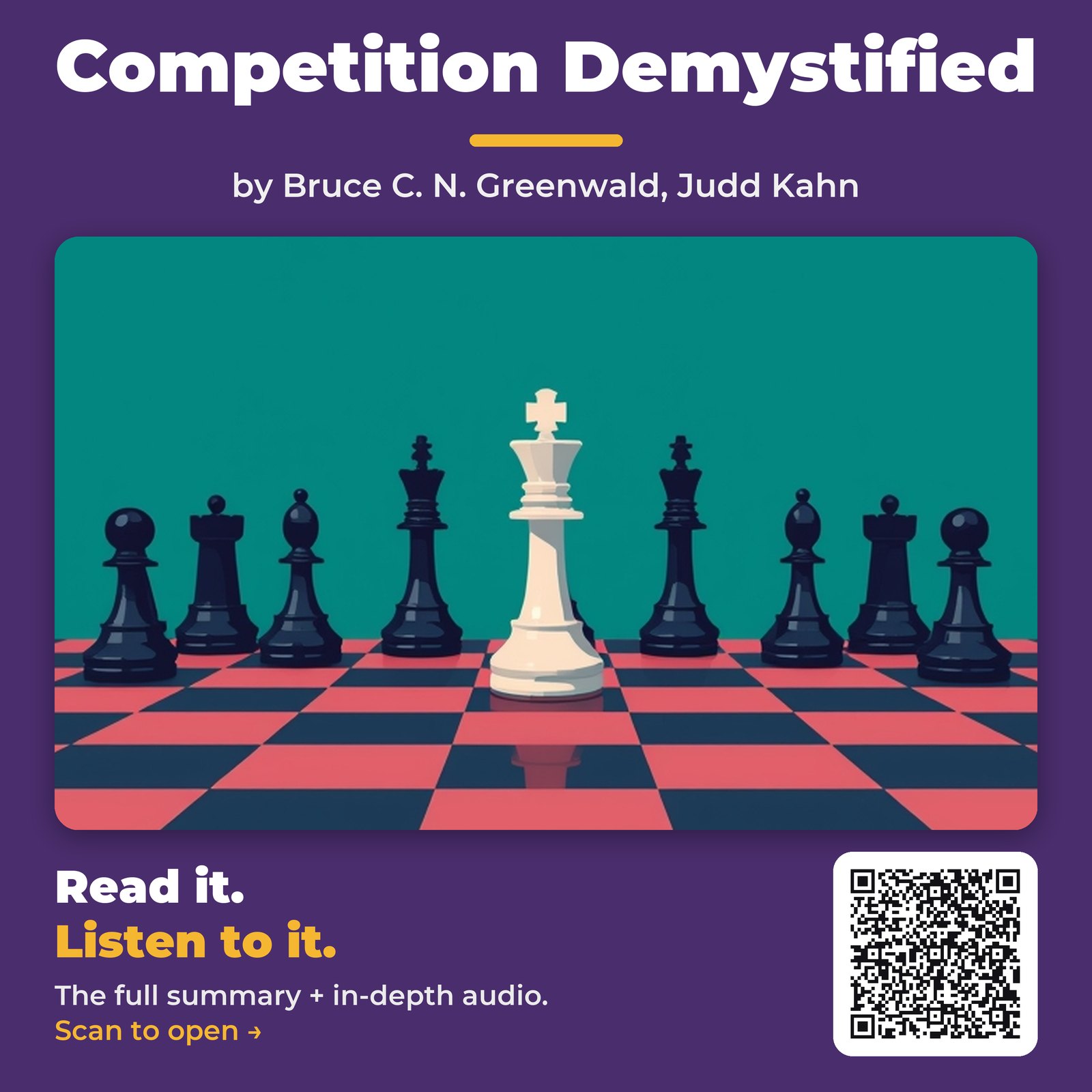 Competition Demystified by Bruce C. N. Greenwald, Judd Kahn - Book Summary