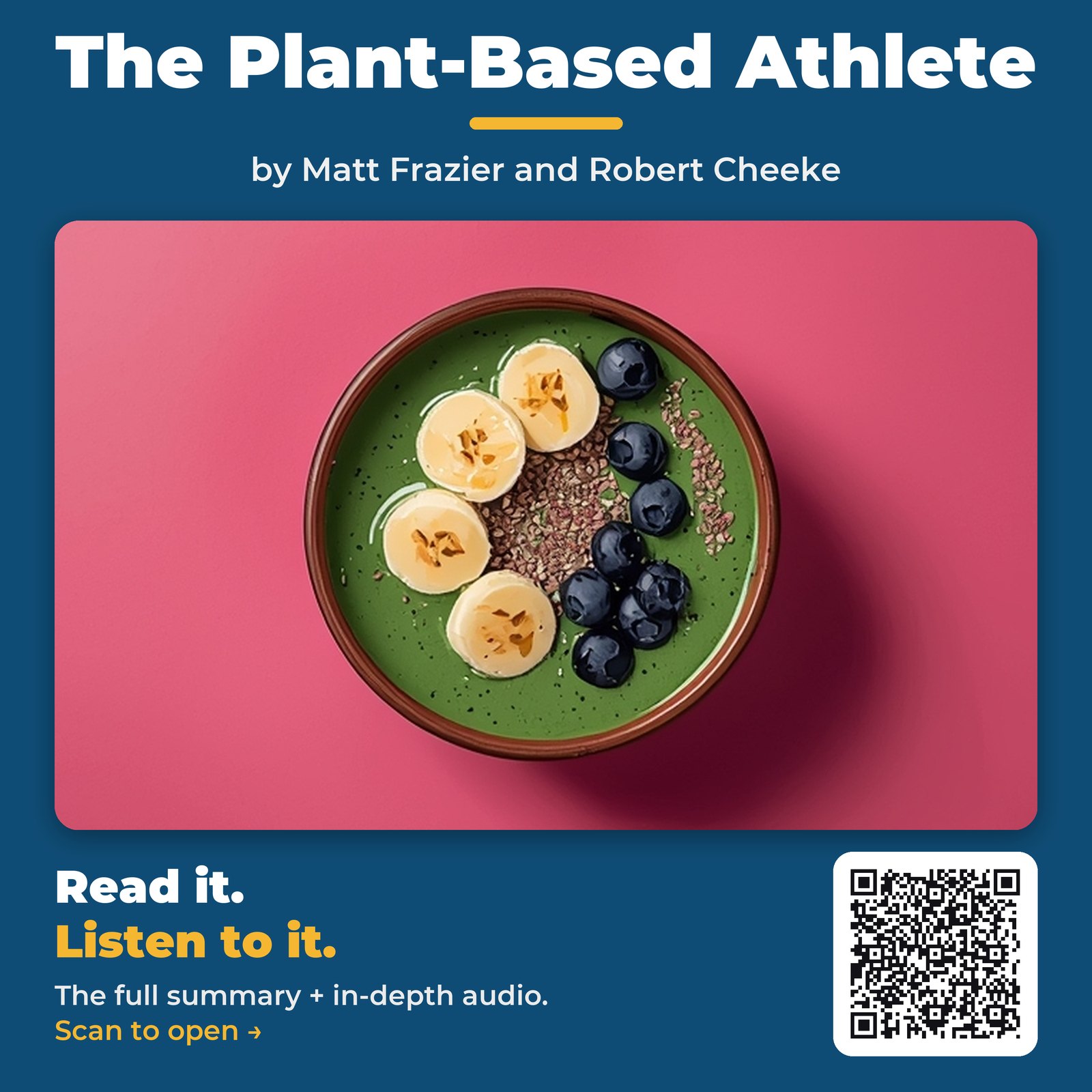 The Plant-Based Athlete by Matt Frazier and Robert Cheeke - Book Summary