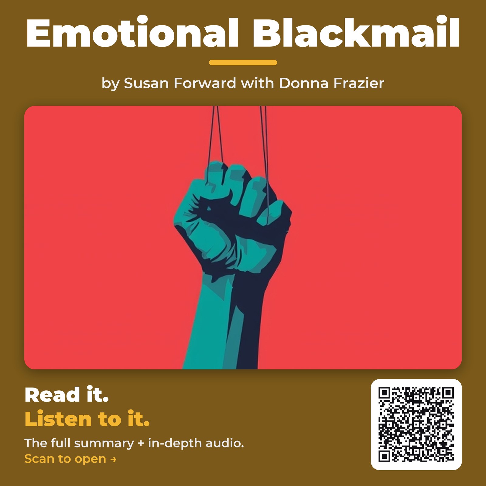 Emotional Blackmail by Susan Forward with Donna Frazier