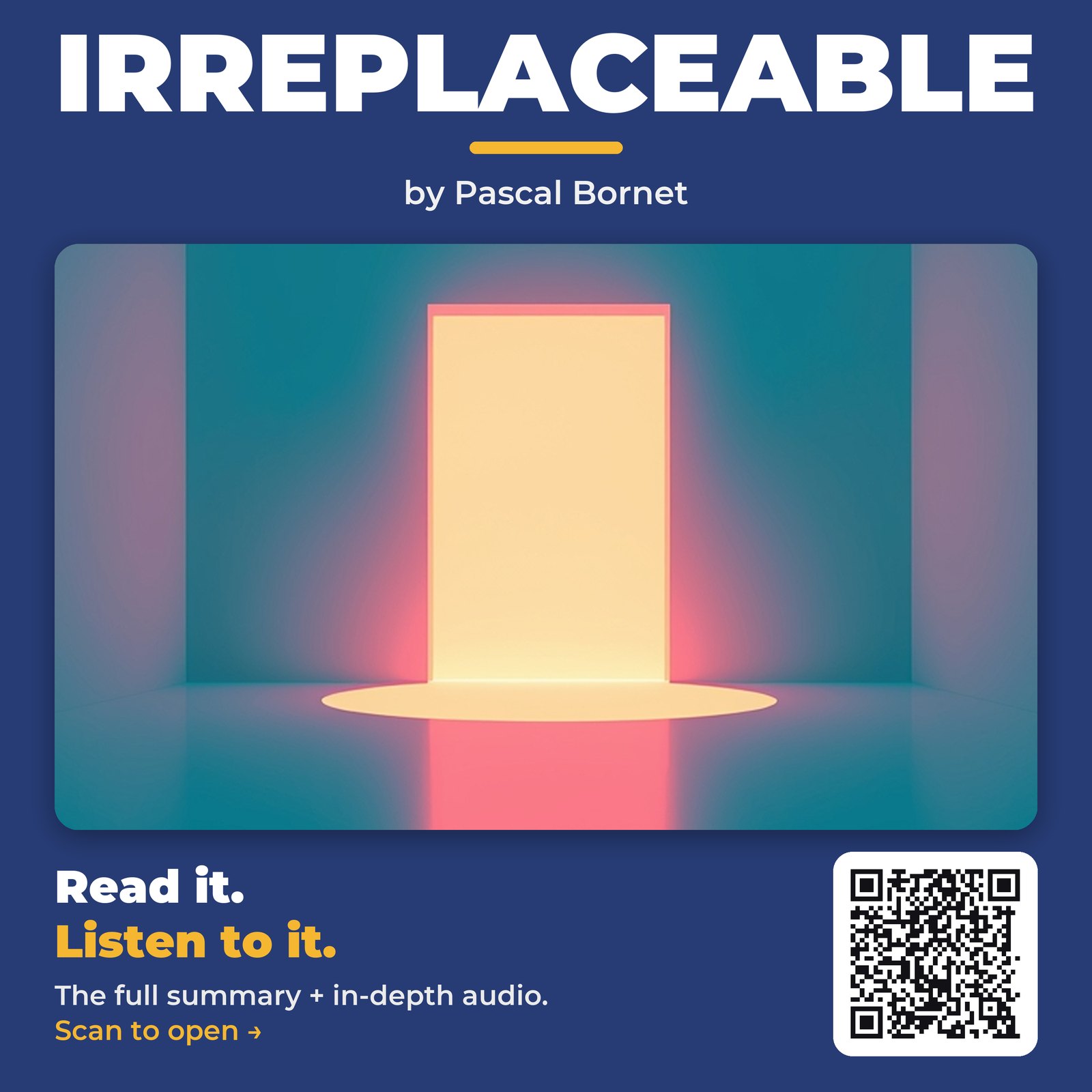 IRREPLACEABLE by Pascal Bornet - Book Summary