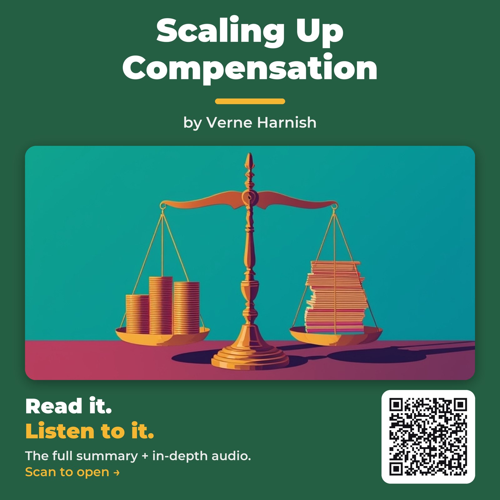 Scaling Up Compensation by Verne Harnish - Book Summary