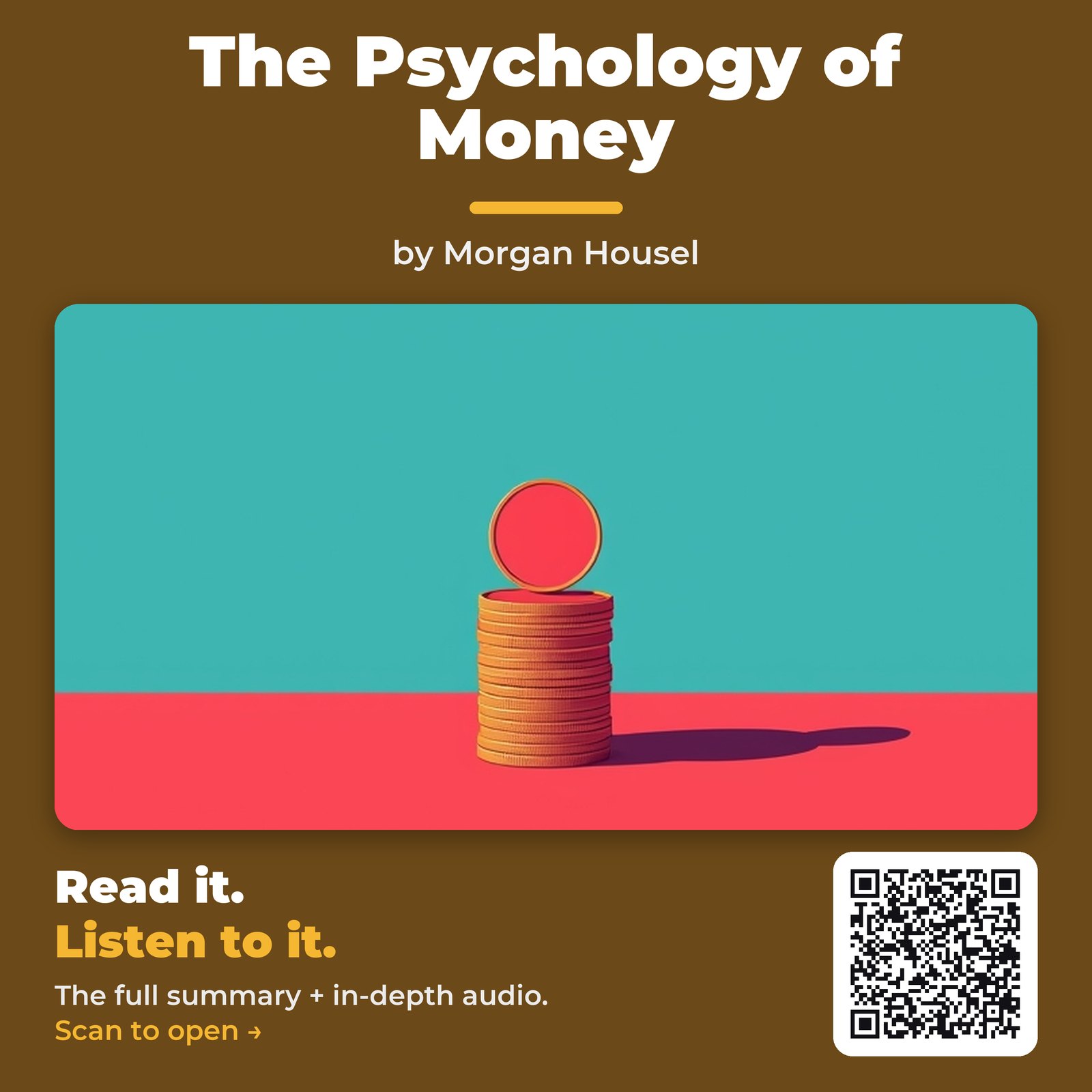 The Psychology of Money by Morgan Housel - Book Summary