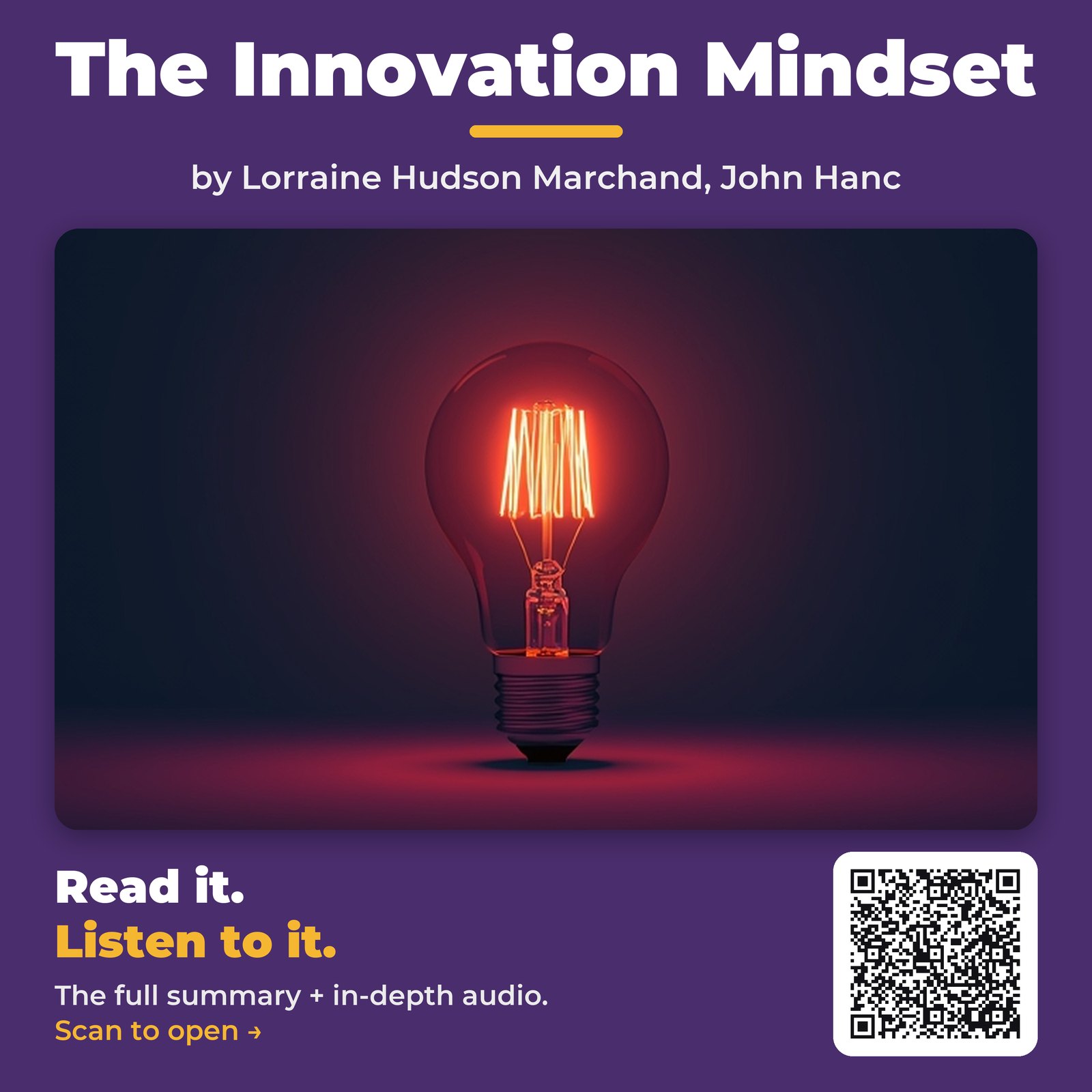The Innovation Mindset by Lorraine Hudson Marchand, John Hanc - Book Summary