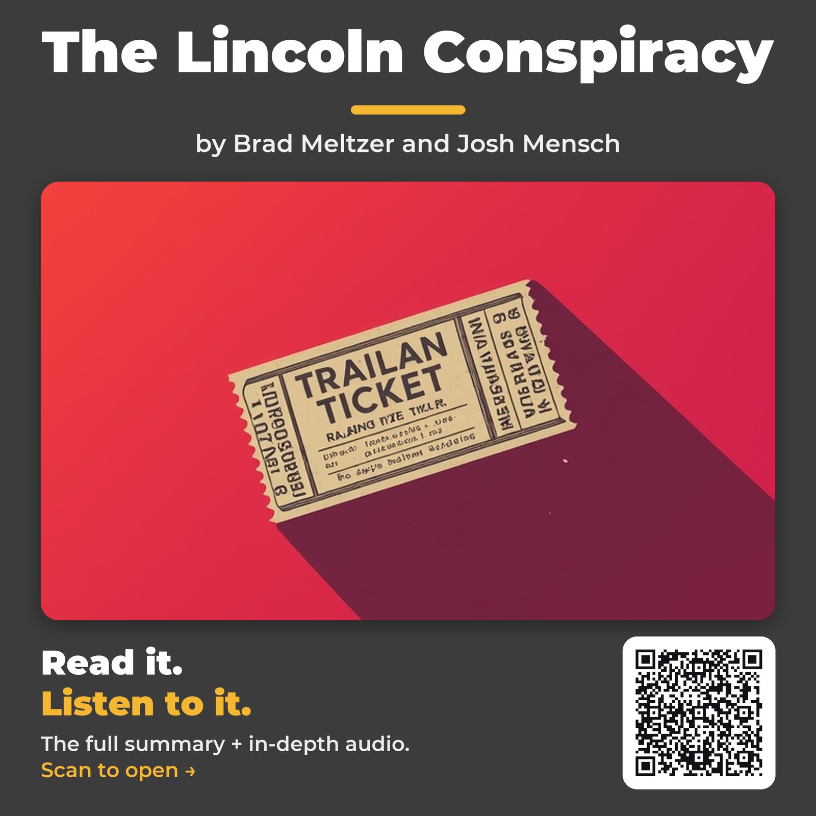 The Lincoln Conspiracy by Brad Meltzer and Josh Mensch - Book Summary