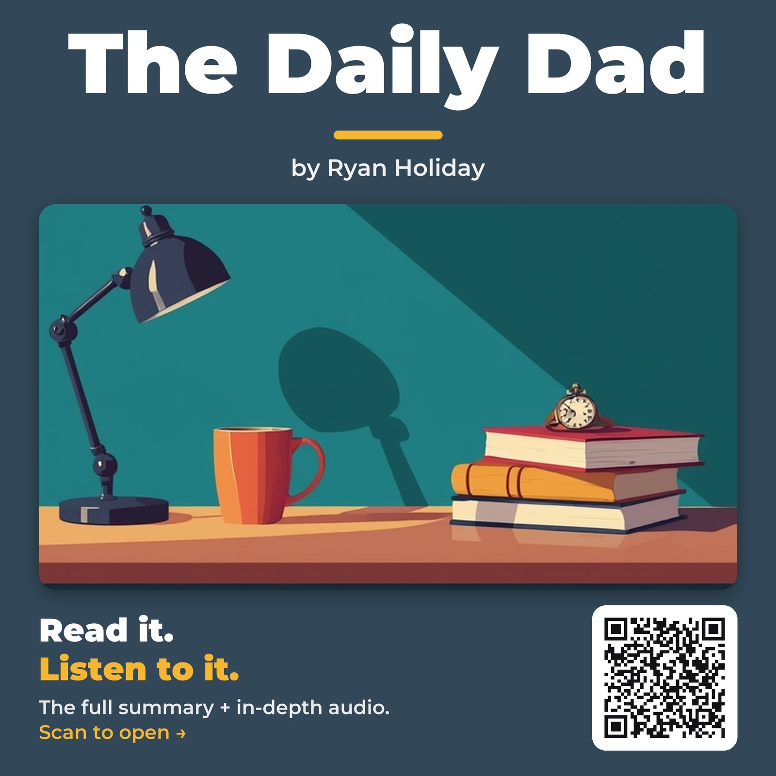 The Daily Dad by Ryan Holiday - Book Summary