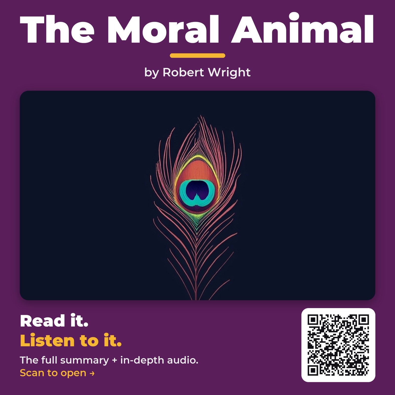 The Moral Animal by Robert Wright