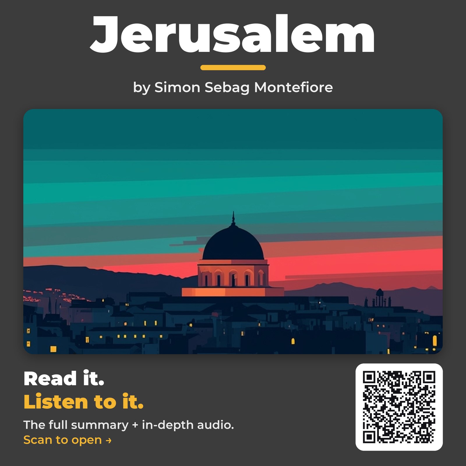 Jerusalem by Simon Sebag Montefiore - Book Summary