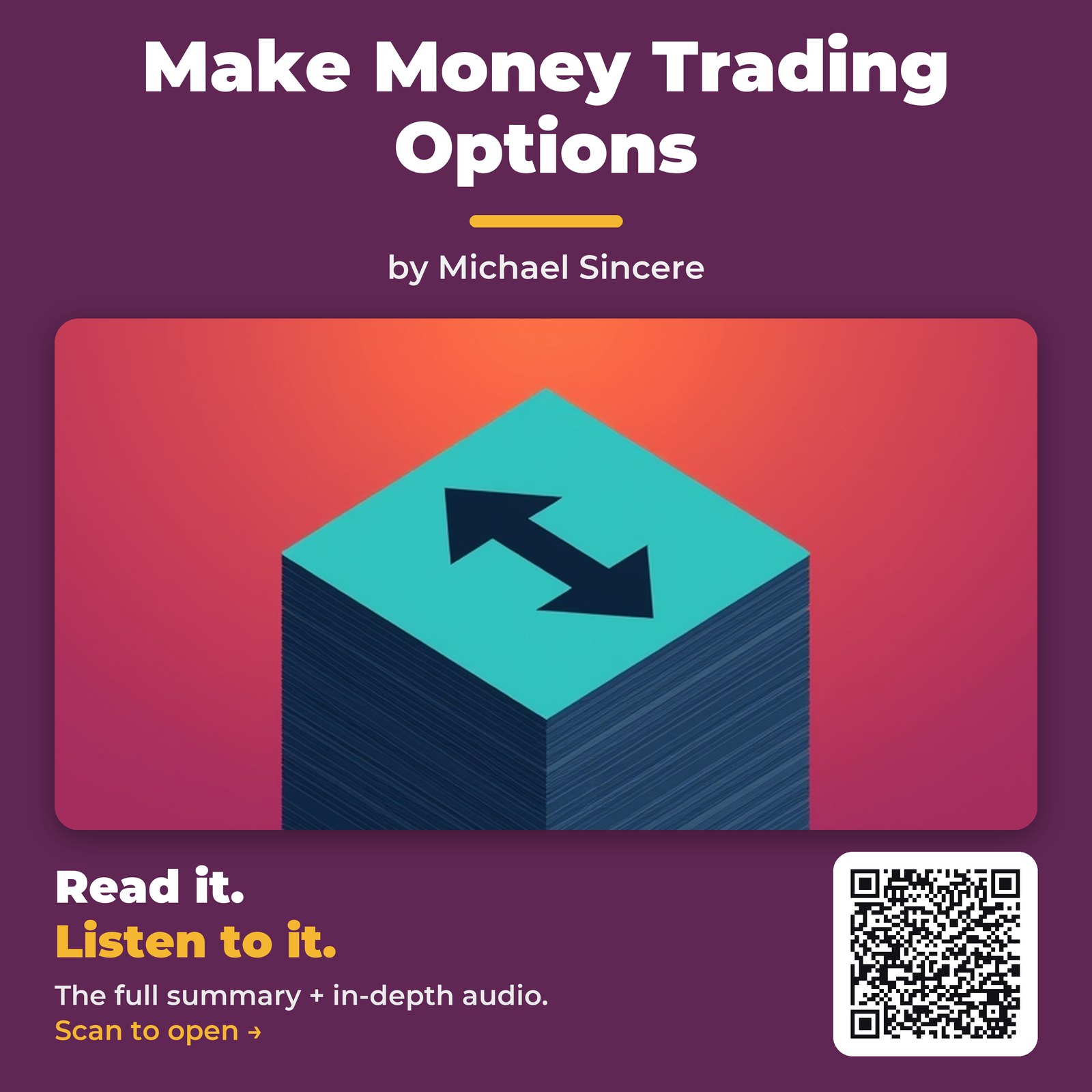 Make Money Trading Options by Michael Sincere - Book Summary