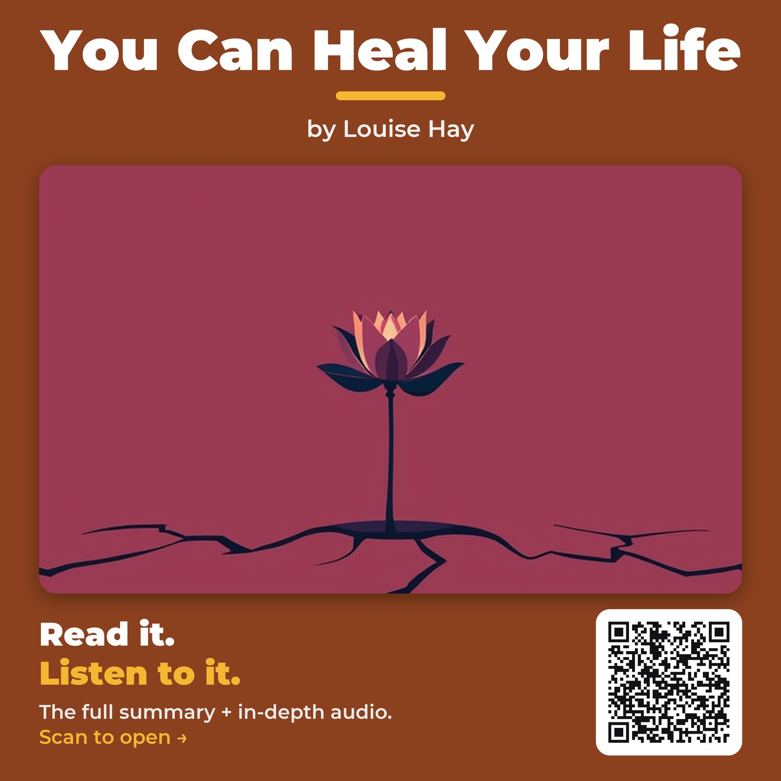 You Can Heal Your Life by Louise Hay - Book Summary