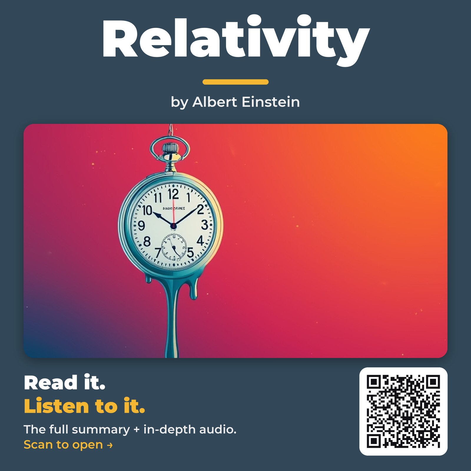 Relativity by Albert Einstein - Book Summary