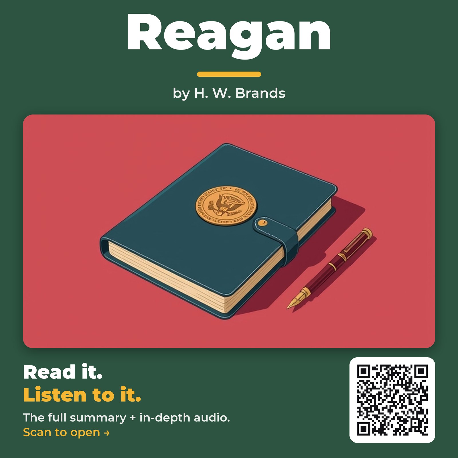 Reagan by H. W. Brands - Book Summary
