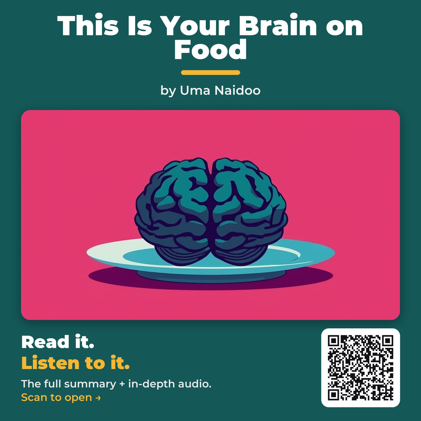 This Is Your Brain on Food by Uma Naidoo - Book Summary