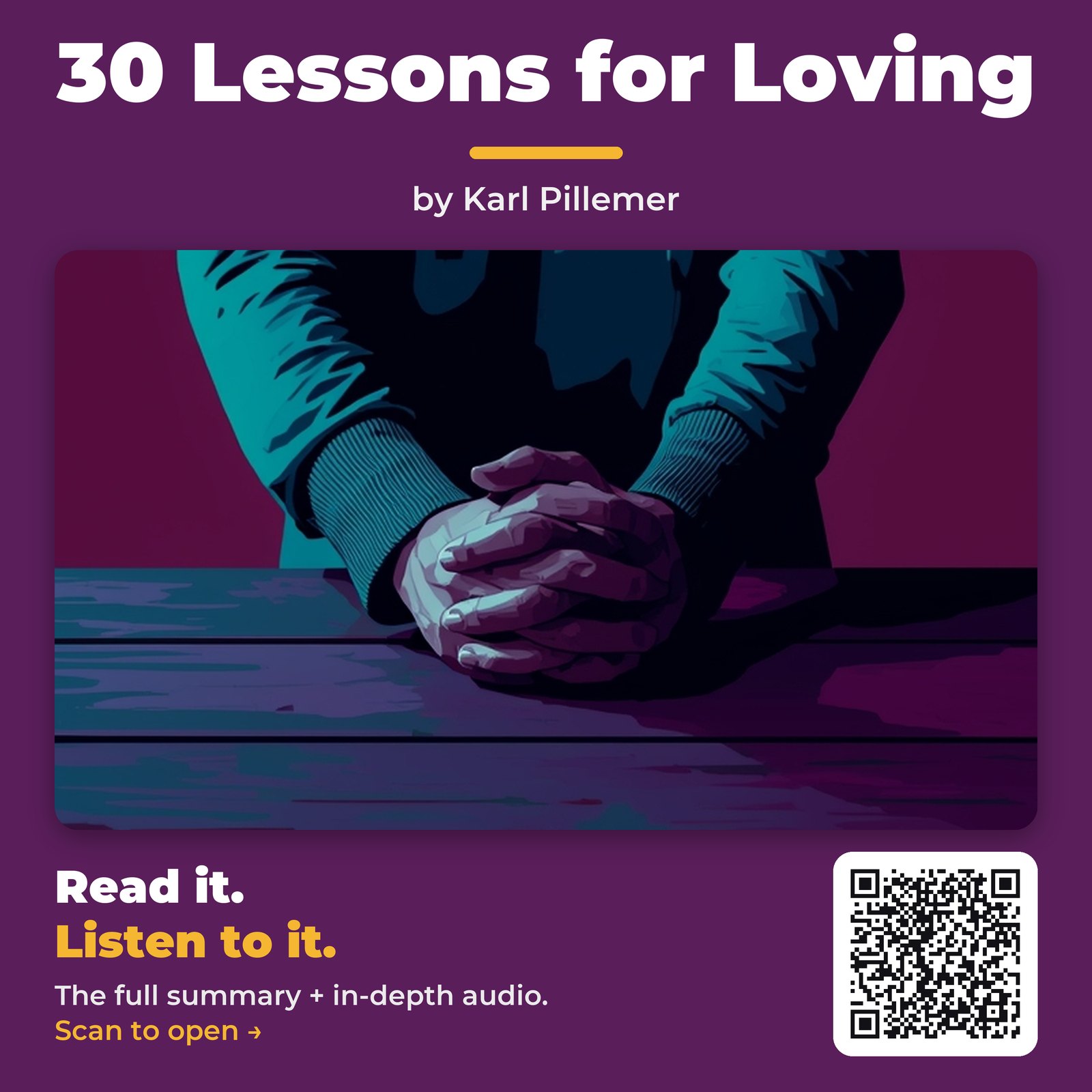 30 Lessons for Loving by Karl Pillemer
