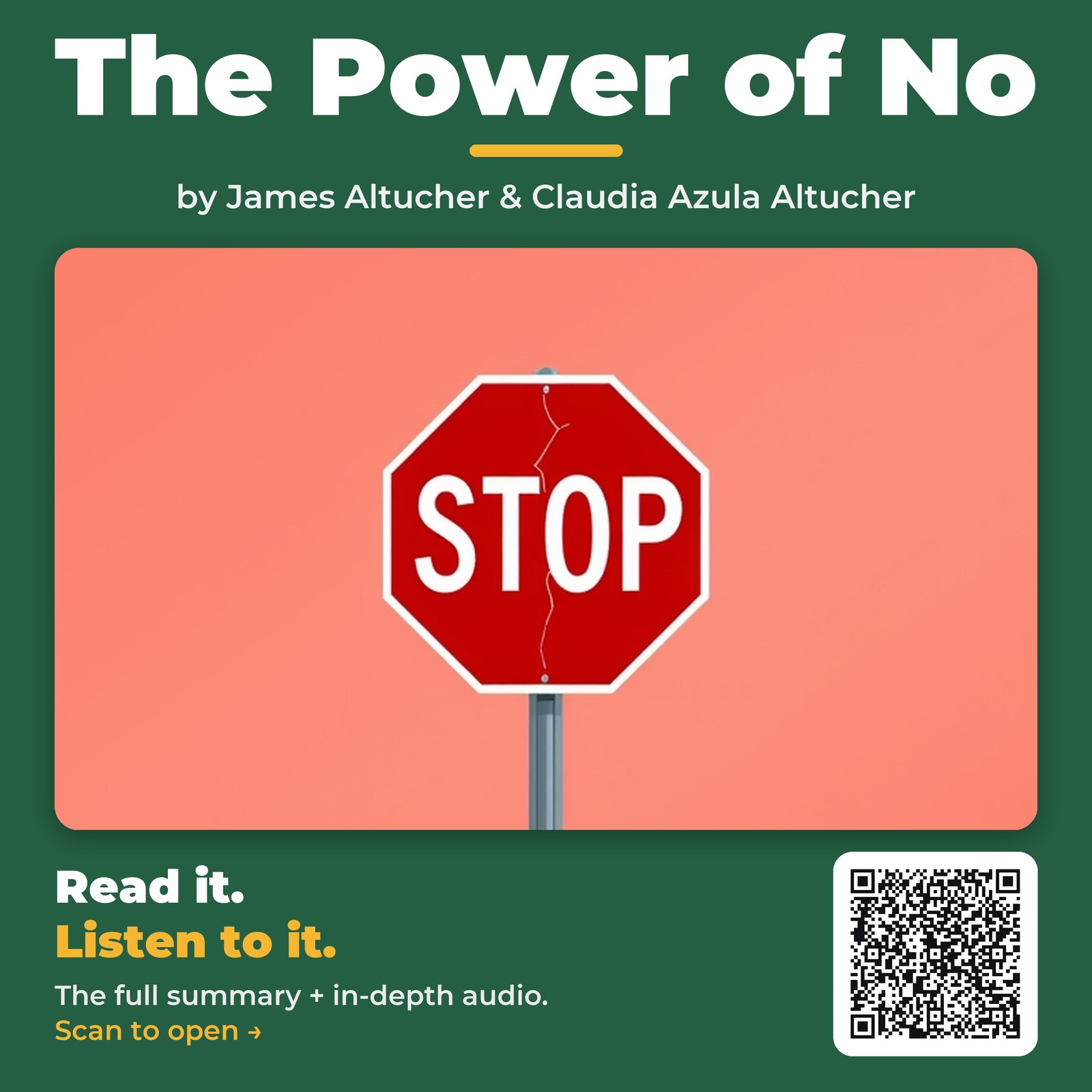 The Power of No by James Altucher & Claudia Azula Altucher