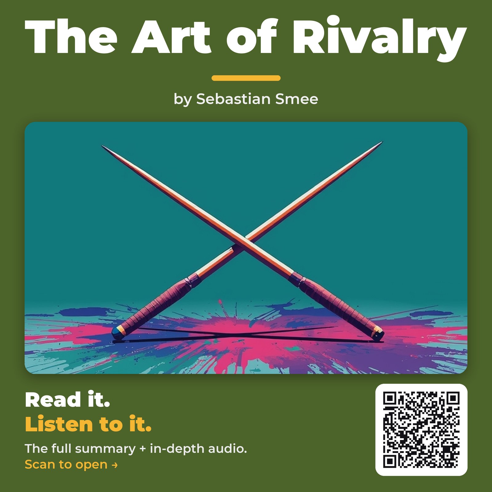 The Art of Rivalry by Sebastian Smee - Book Summary
