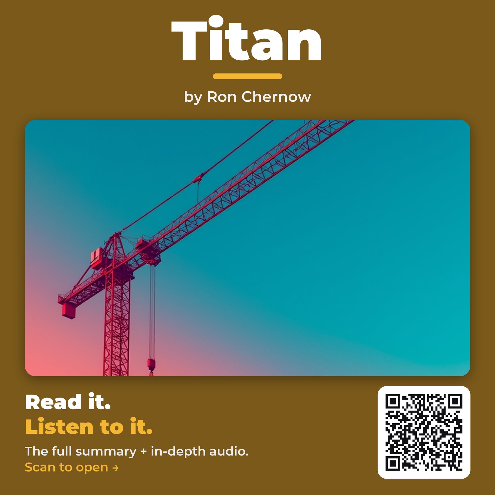 Titan by Ron Chernow - Book Summary
