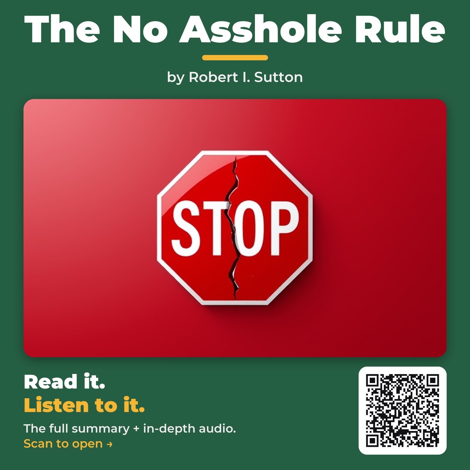 The No Asshole Rule by Robert I. Sutton