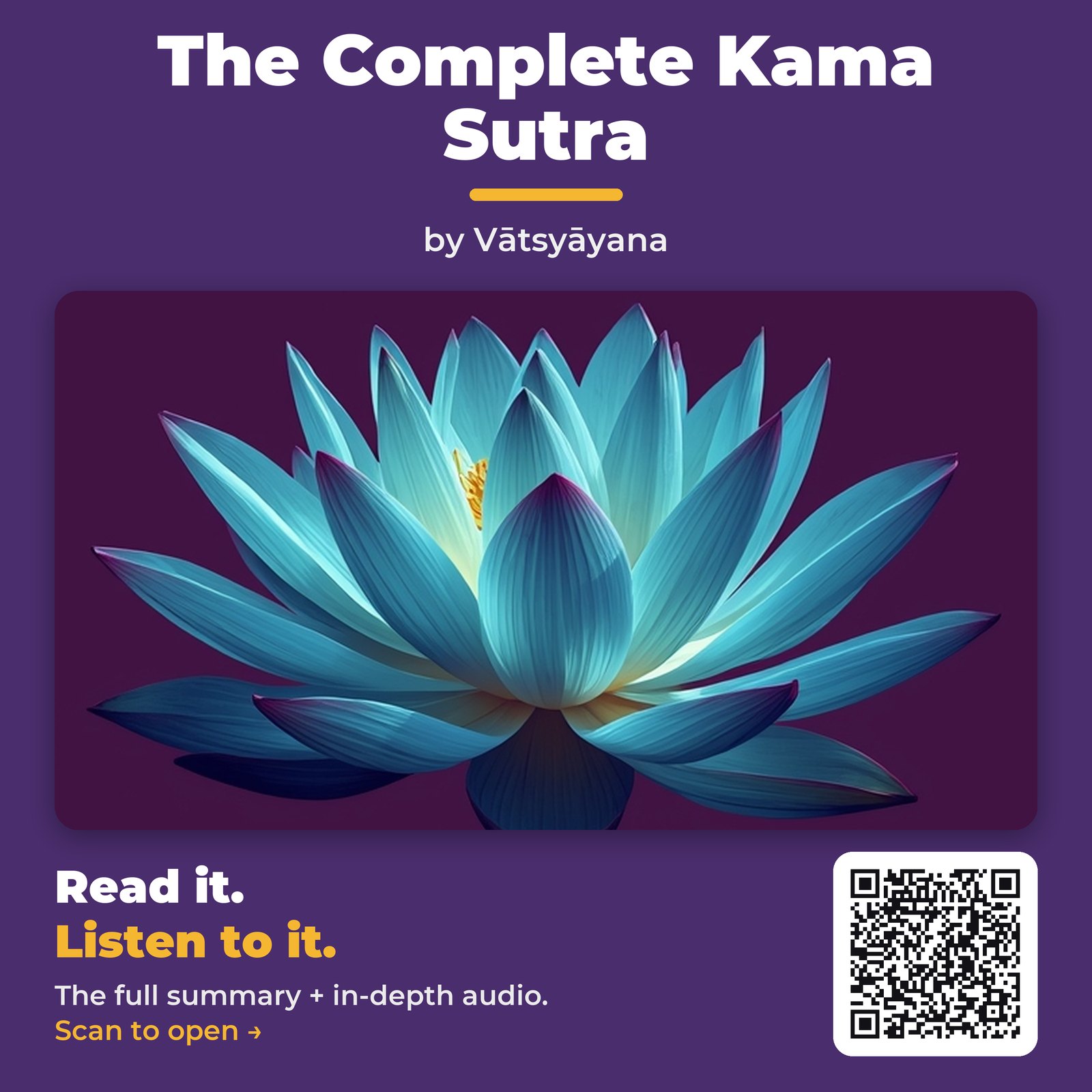 The Complete Kama Sutra by Vātsyāyana - Book Summary