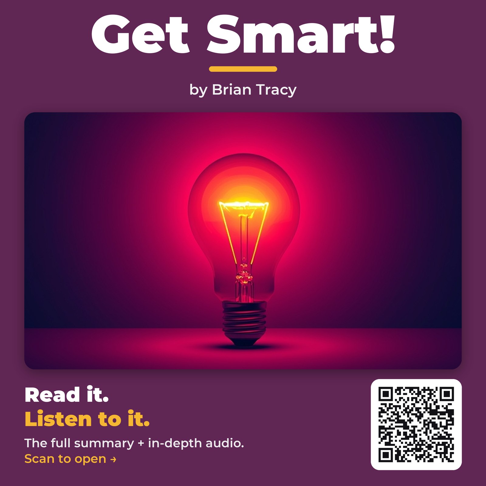 Get Smart! by Brian Tracy - Book Summary