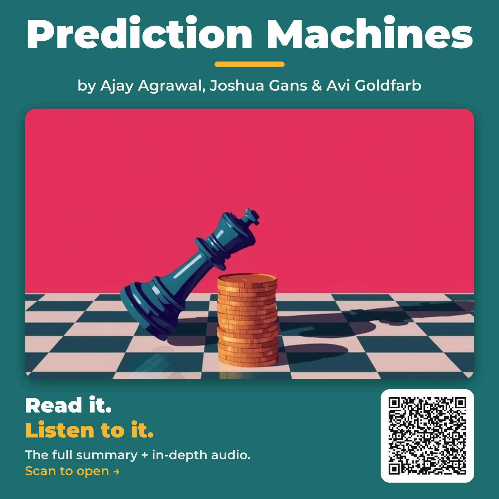 Prediction Machines by Ajay Agrawal, Joshua Gans & Avi Goldfarb - Book Summary