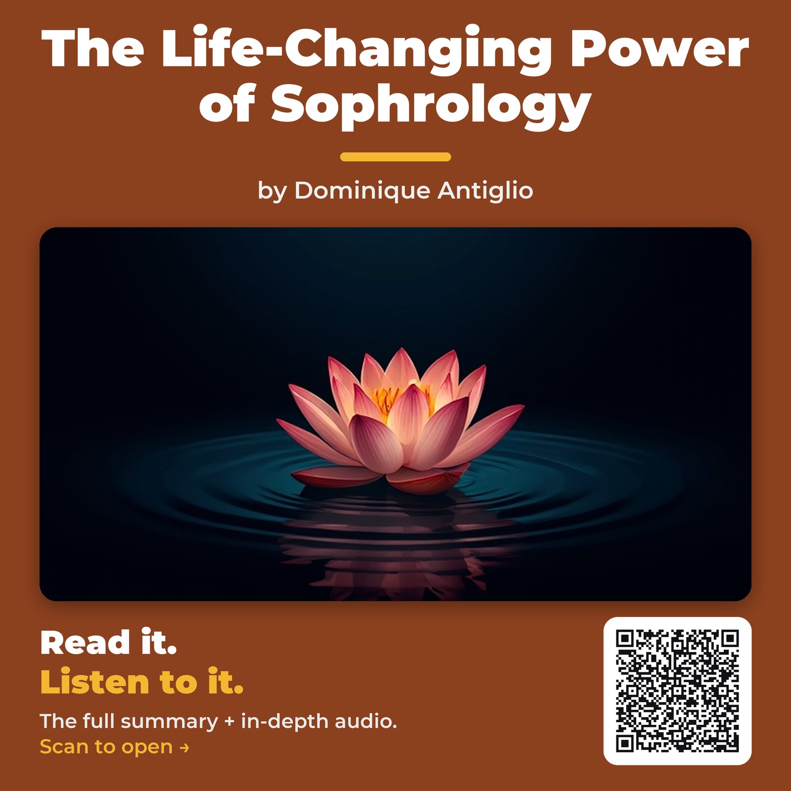 The Life-Changing Power of Sophrology by Dominique Antiglio - Book Summary