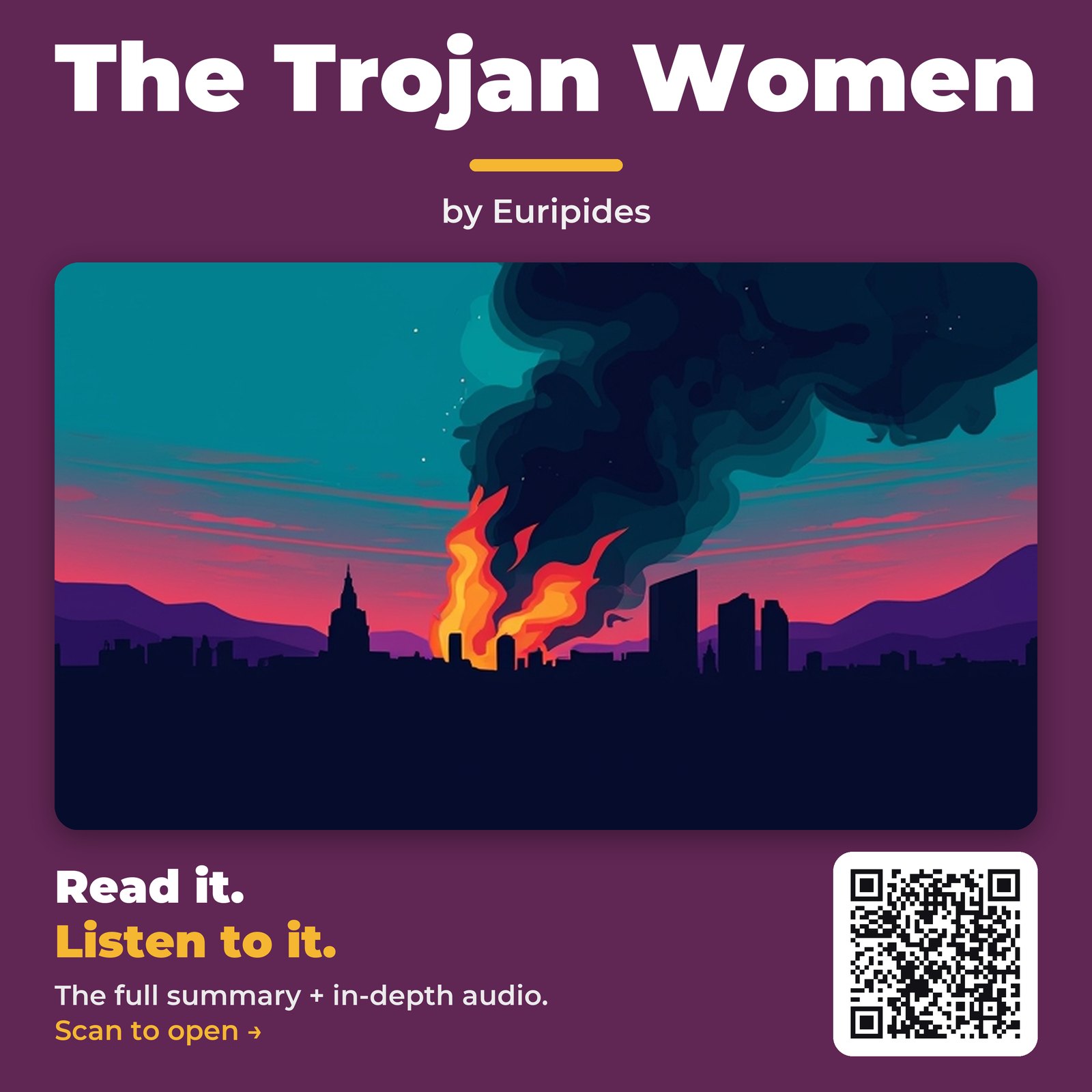 The Trojan Women by Euripides - Book Summary