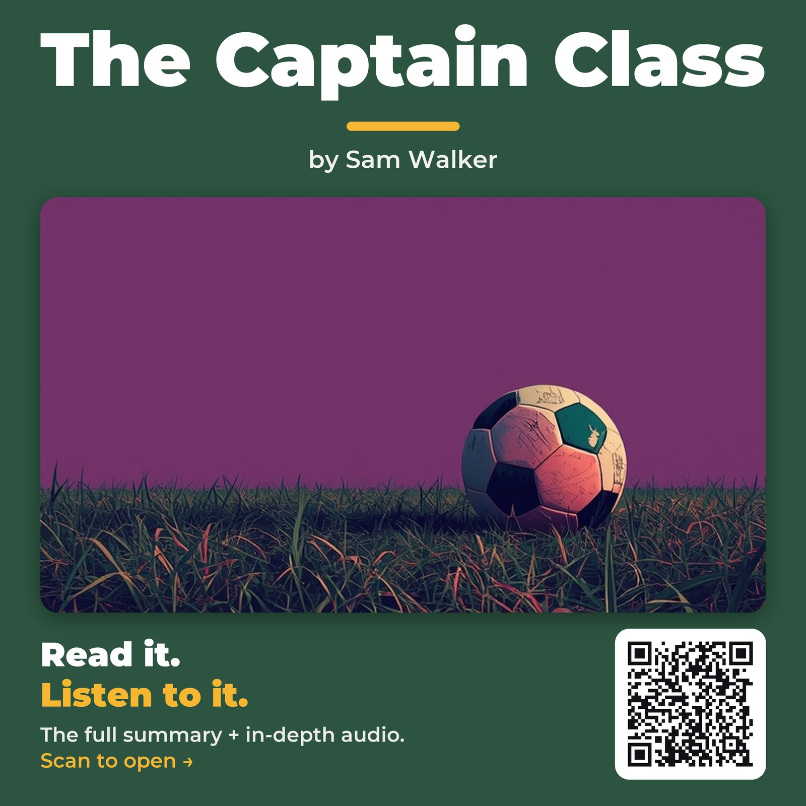 The Captain Class by Sam Walker - Book Summary episode artwork