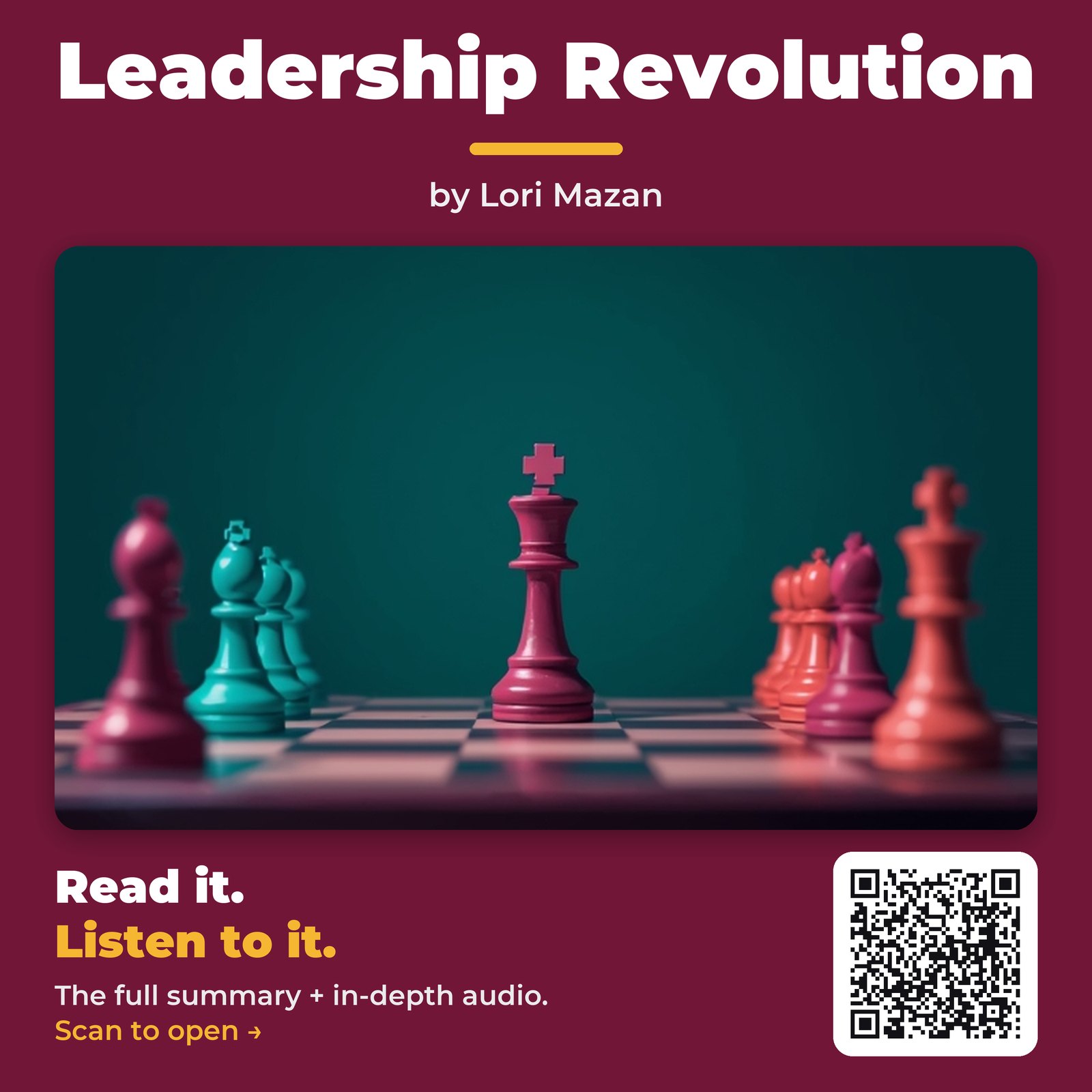Leadership Revolution by Lori Mazan - Book Summary