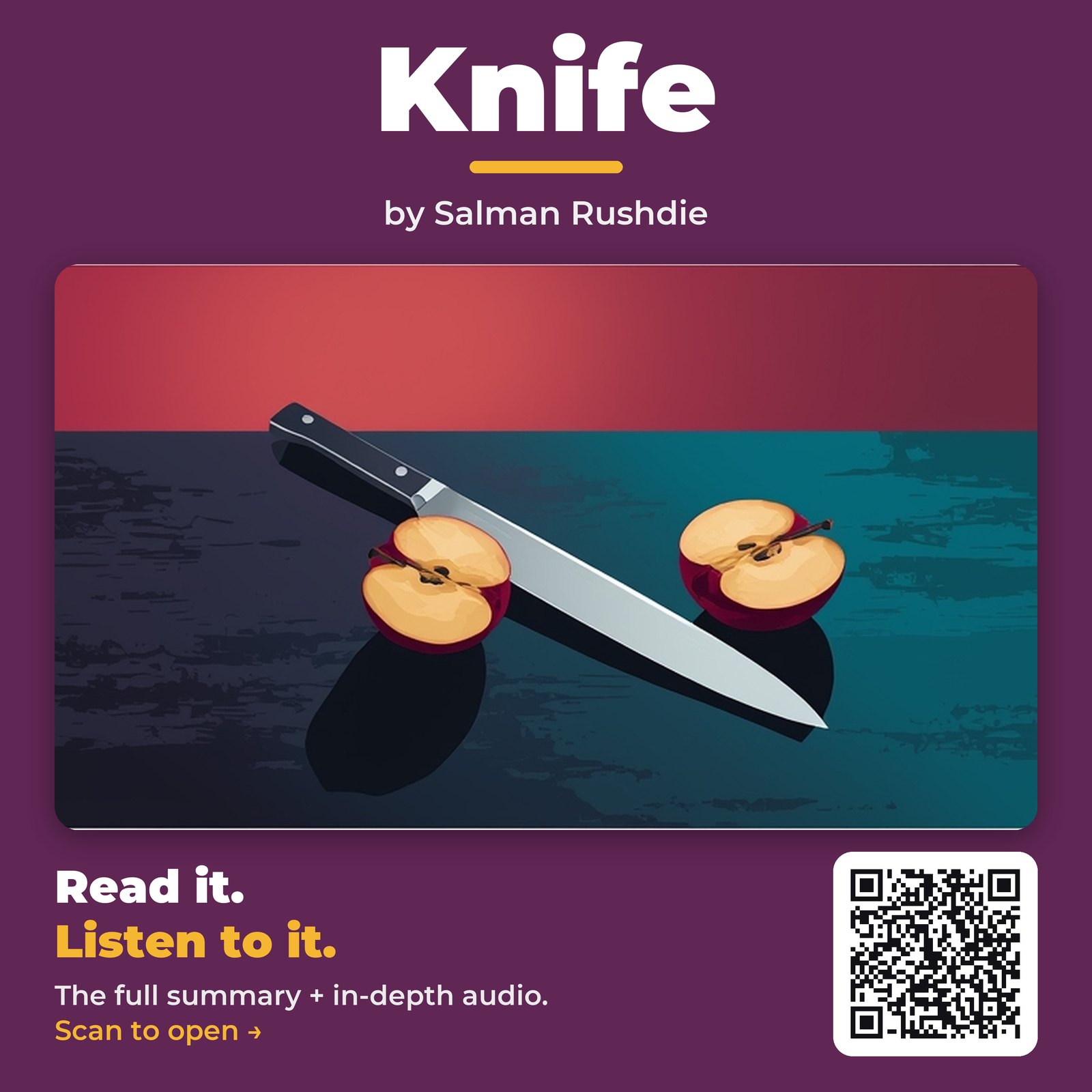 Knife by Salman Rushdie - Book Summary