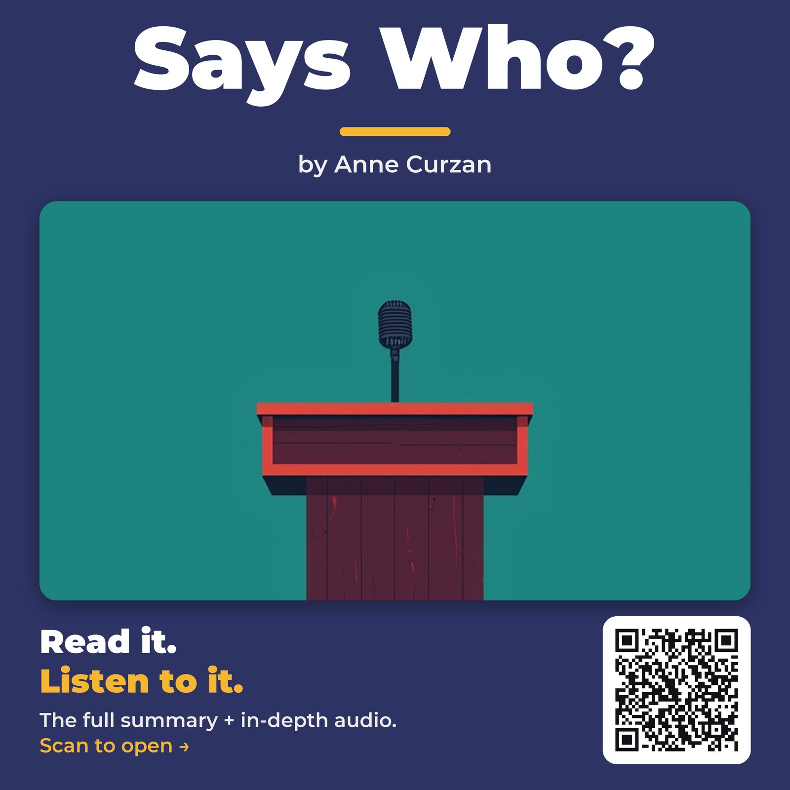 Says Who? by Anne Curzan - Book Summary