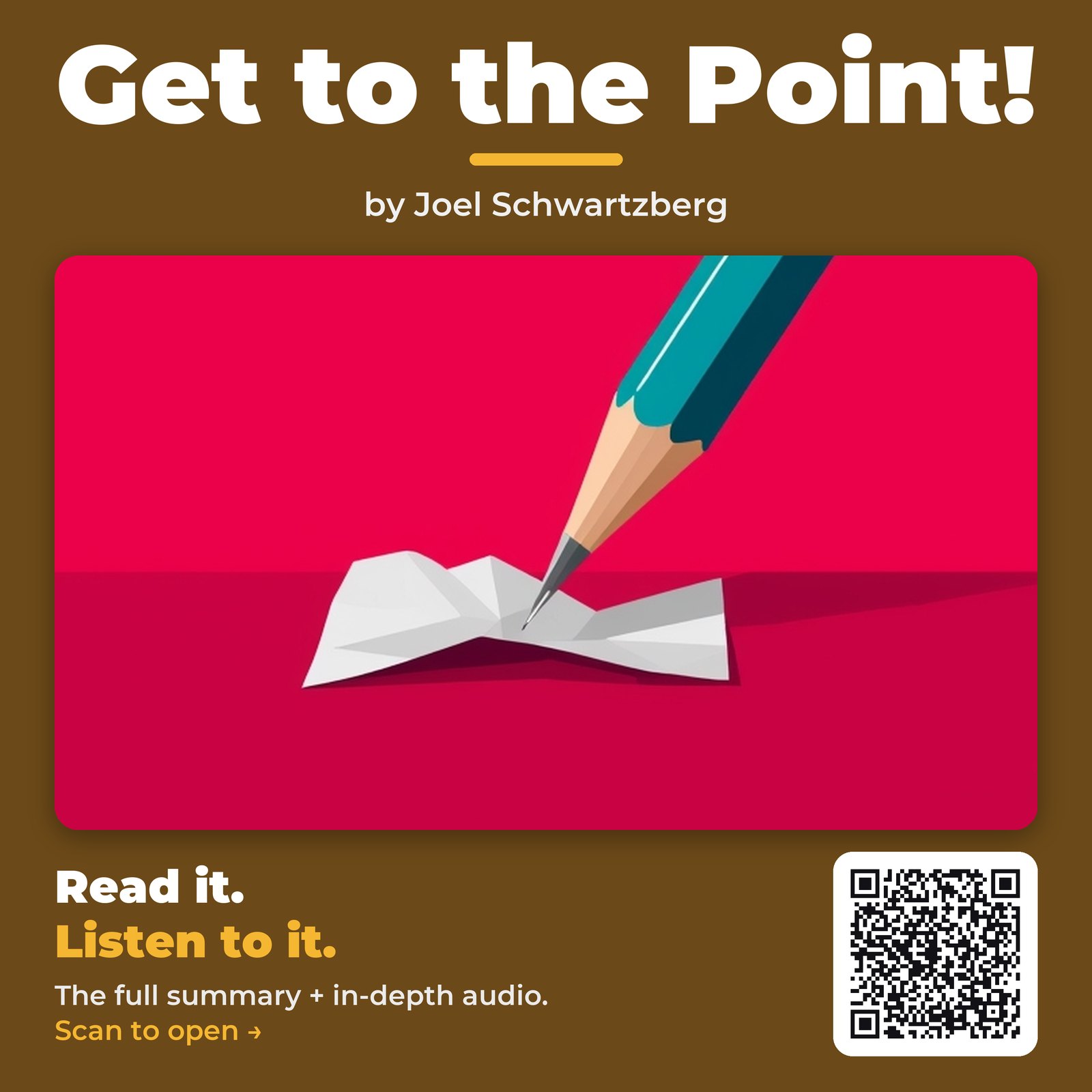 Get to the Point! by Joel Schwartzberg - Book Summary