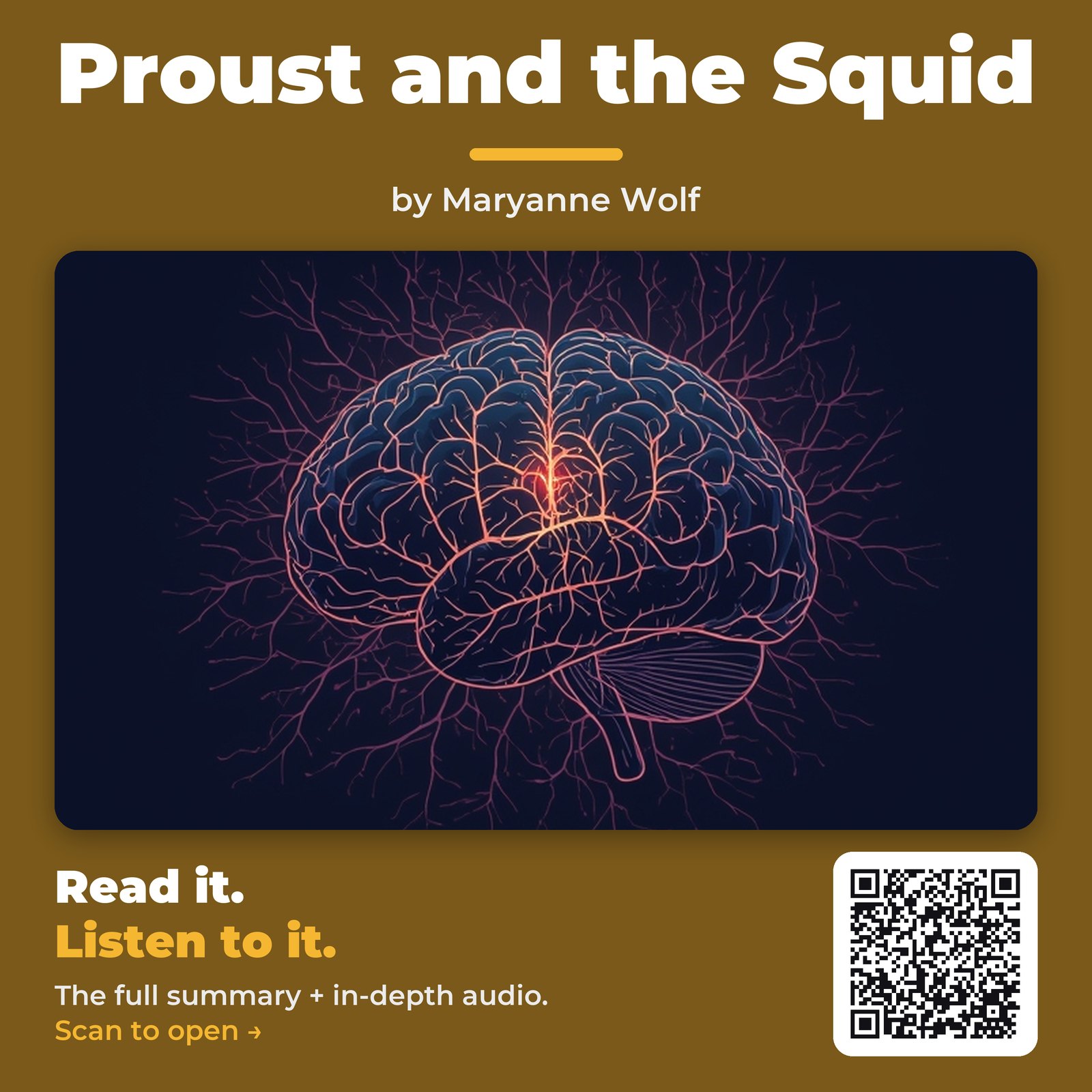 Proust and the Squid by Maryanne Wolf