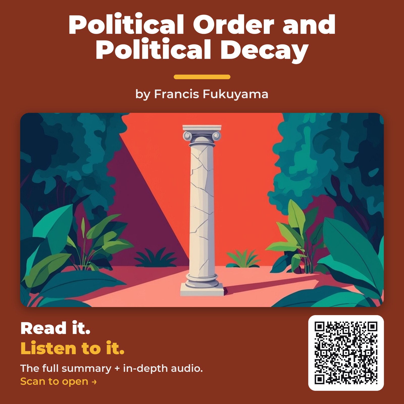 Political Order and Political Decay by Francis Fukuyama - Book Summary
