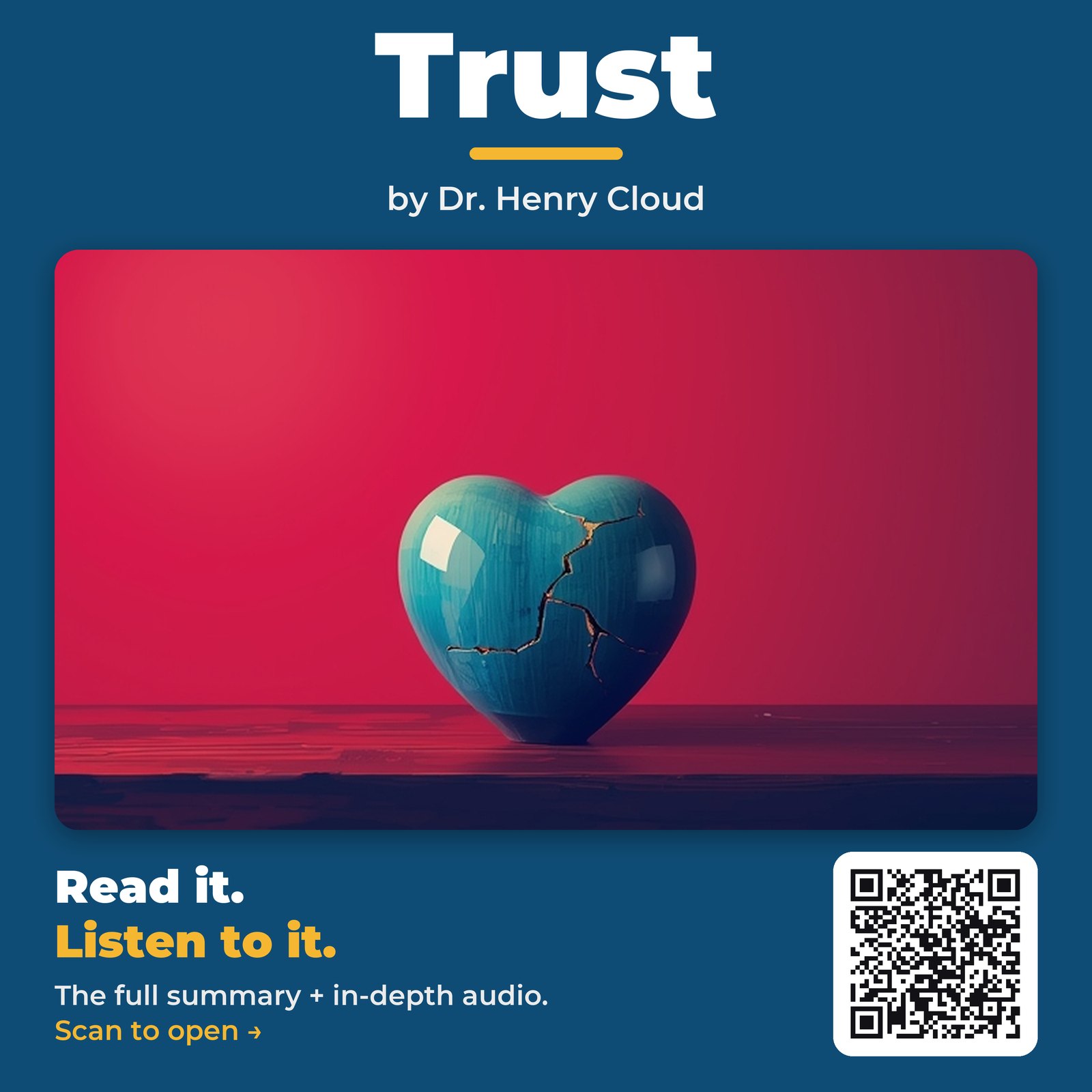 Trust by Dr. Henry Cloud - Book Summary