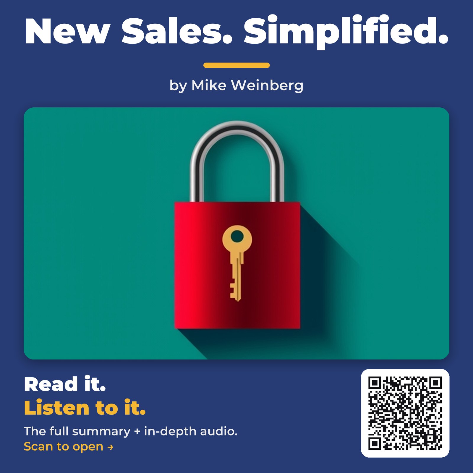 New Sales. Simplified. by Mike Weinberg - Book Summary